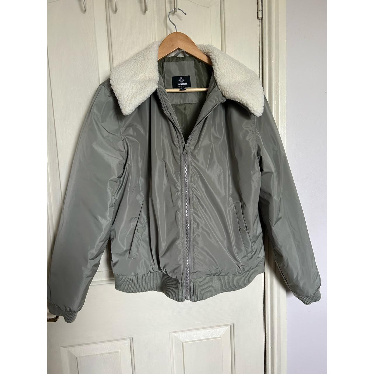 Threadbare denim corps bomber. Uk size 14 winter Depop