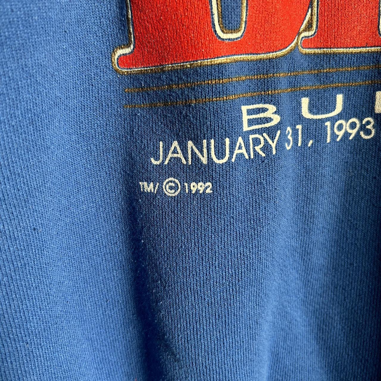 Vintage 1992 Buffalo Bills Super Bowl Sweatshirt. - Depop