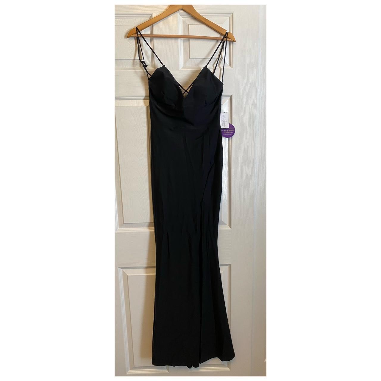 Windsor black formal dress. Form fitting with... - Depop