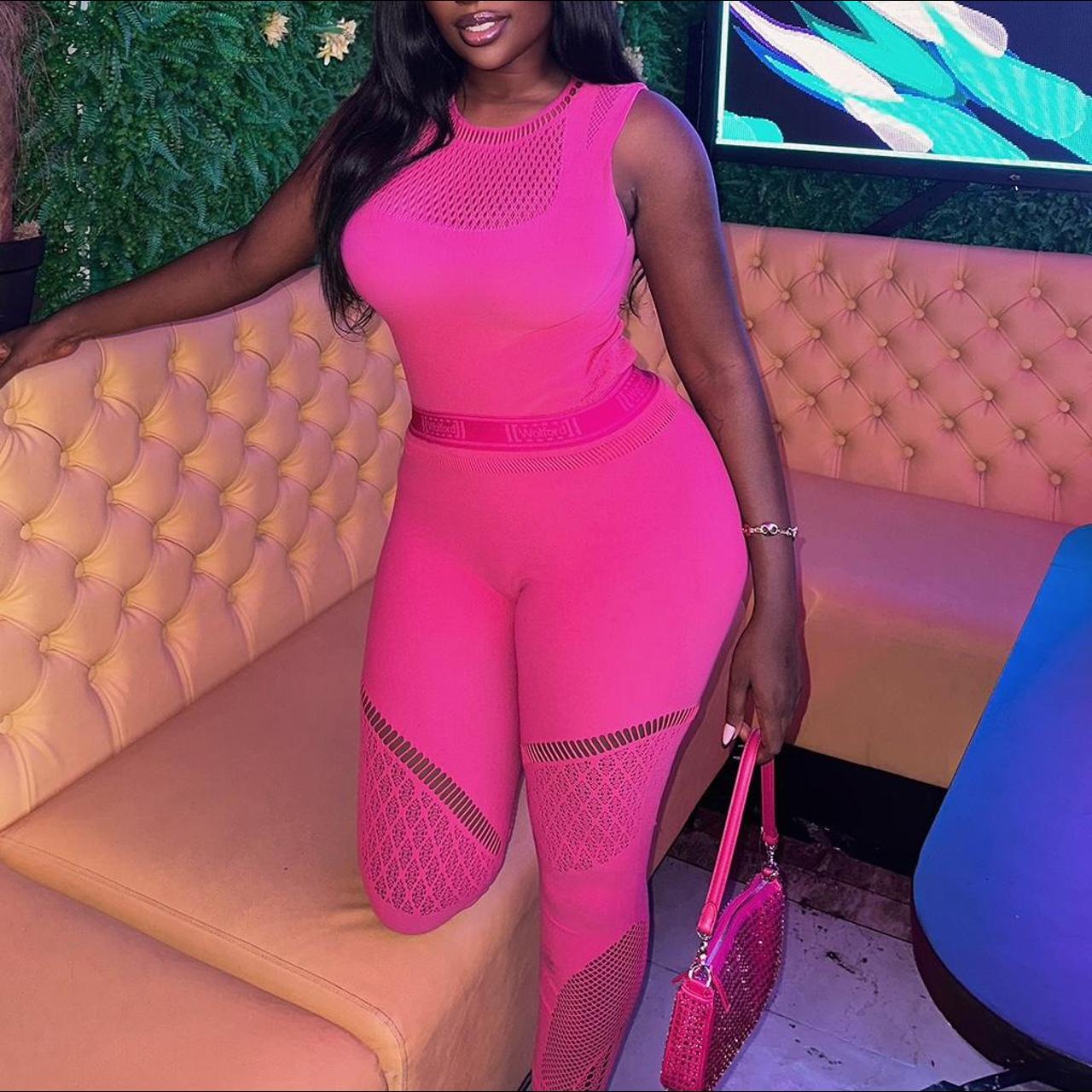 Pink shuri wolford set top and leggings Worn Depop