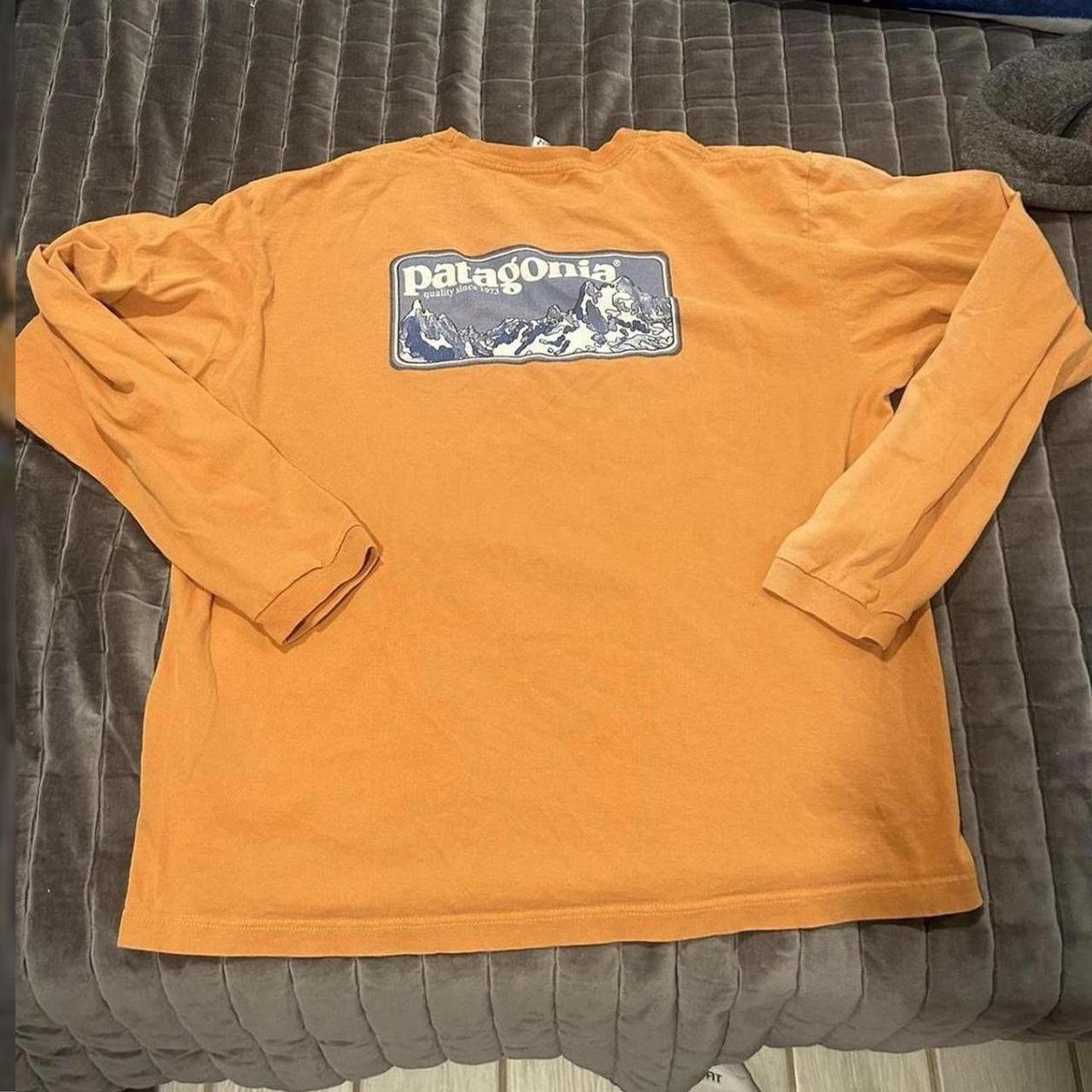 Patagonia 2024 orange shirt