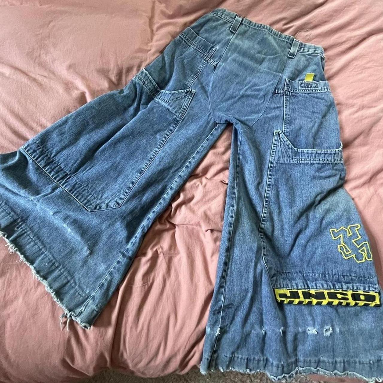 INSANEEE Rare Vintage 90s JNCO Crime Scenes Massive... - Depop