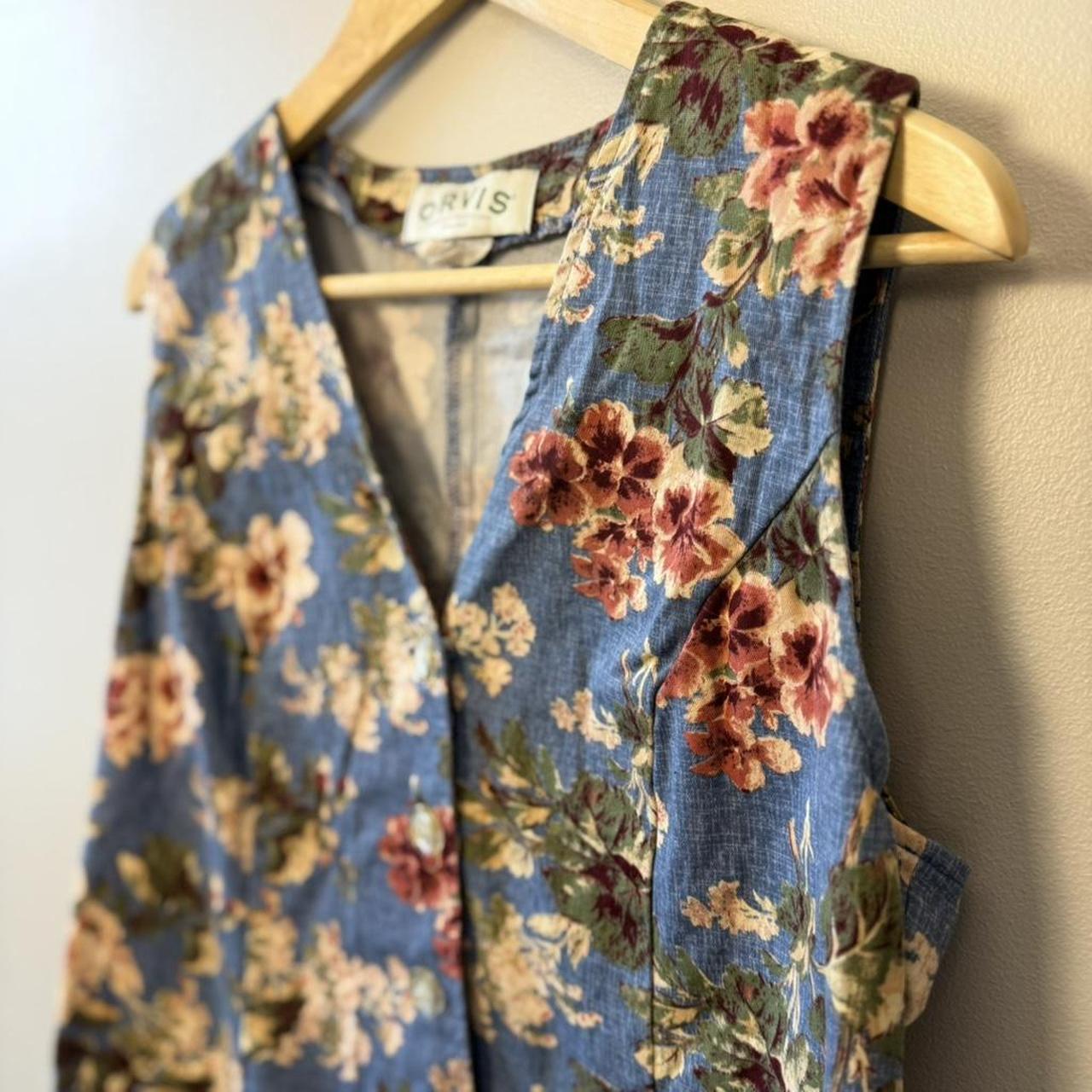 Orvis Women's Vest - Blue/Multi - M – Orvis blue … - image 6
