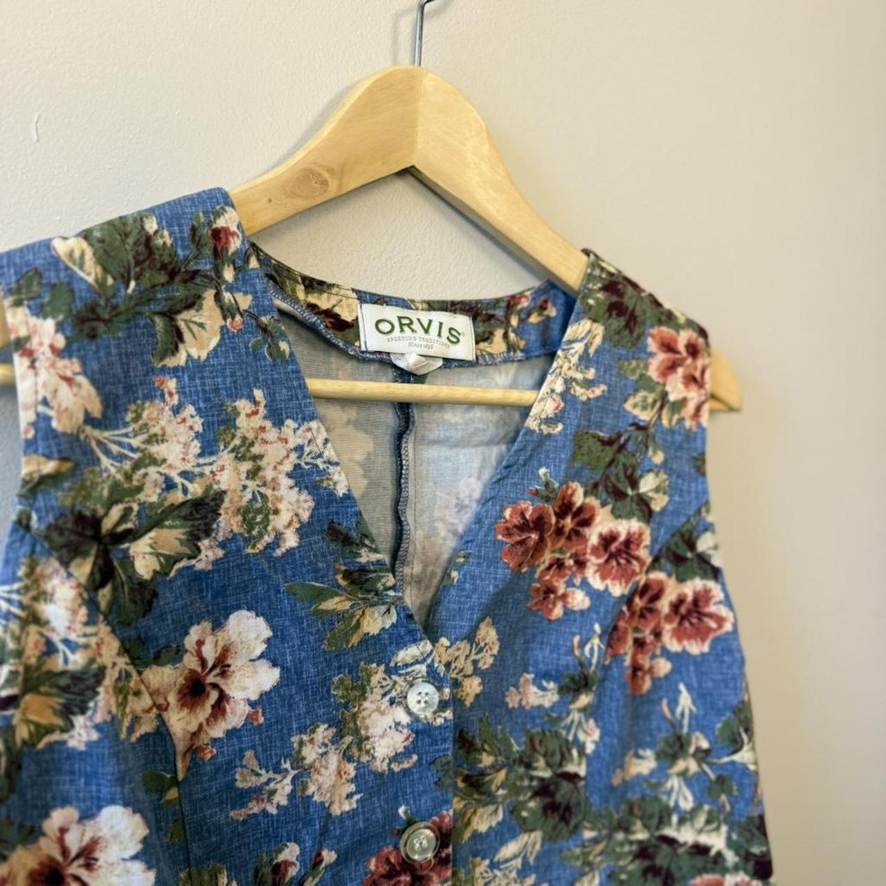 Orvis Women's Vest - Blue/Multi - M – Orvis blue … - image 3
