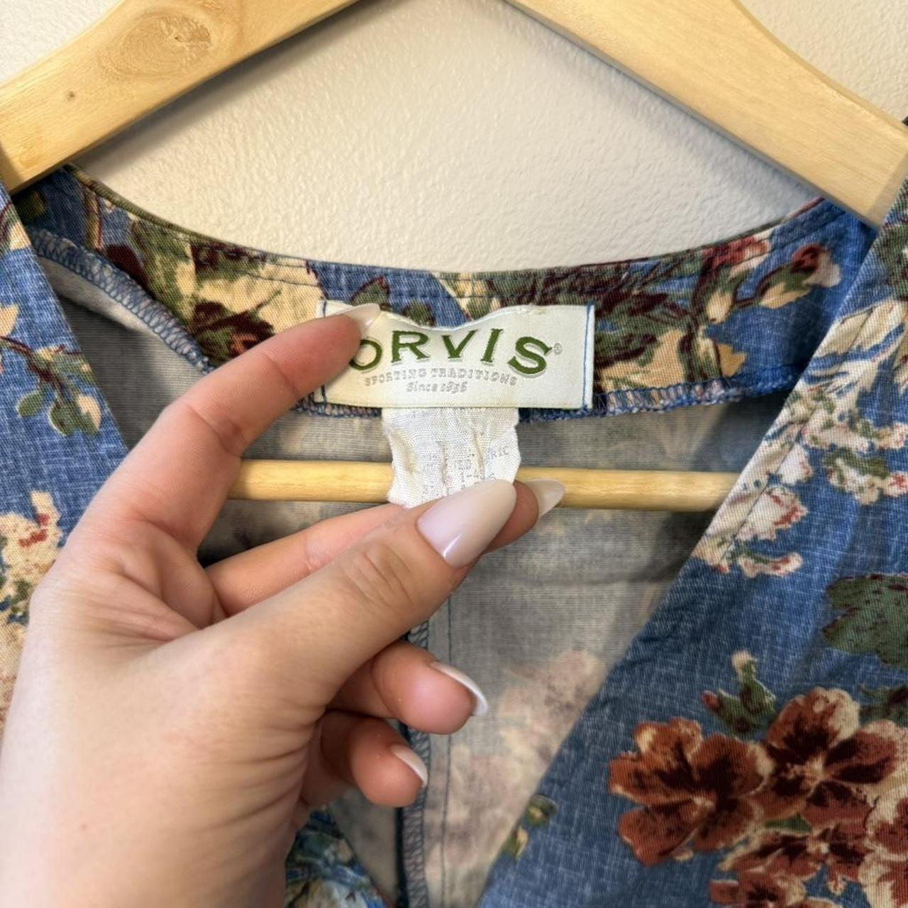 Orvis Women's Vest - Blue/Multi - M – Orvis blue … - image 4