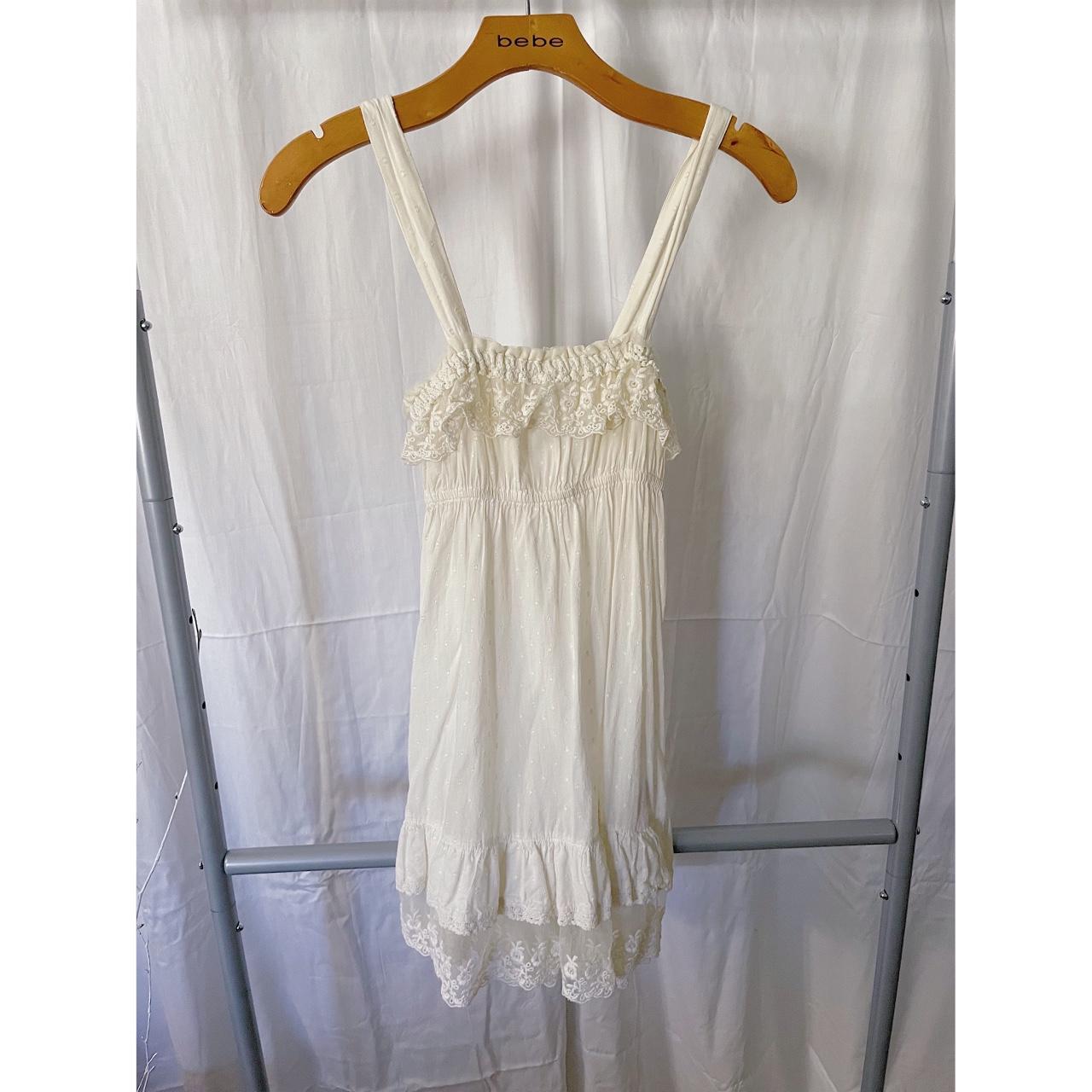 River Island Women's White and Cream Dress (2)