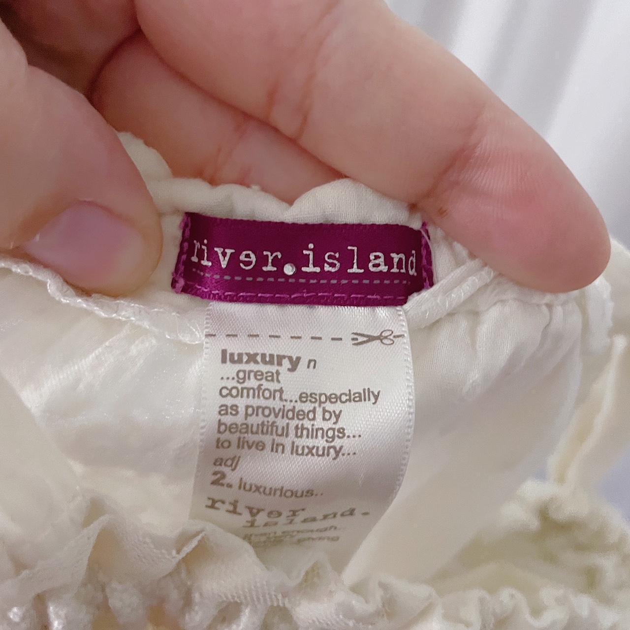 River Island Women's White and Cream Dress (3)