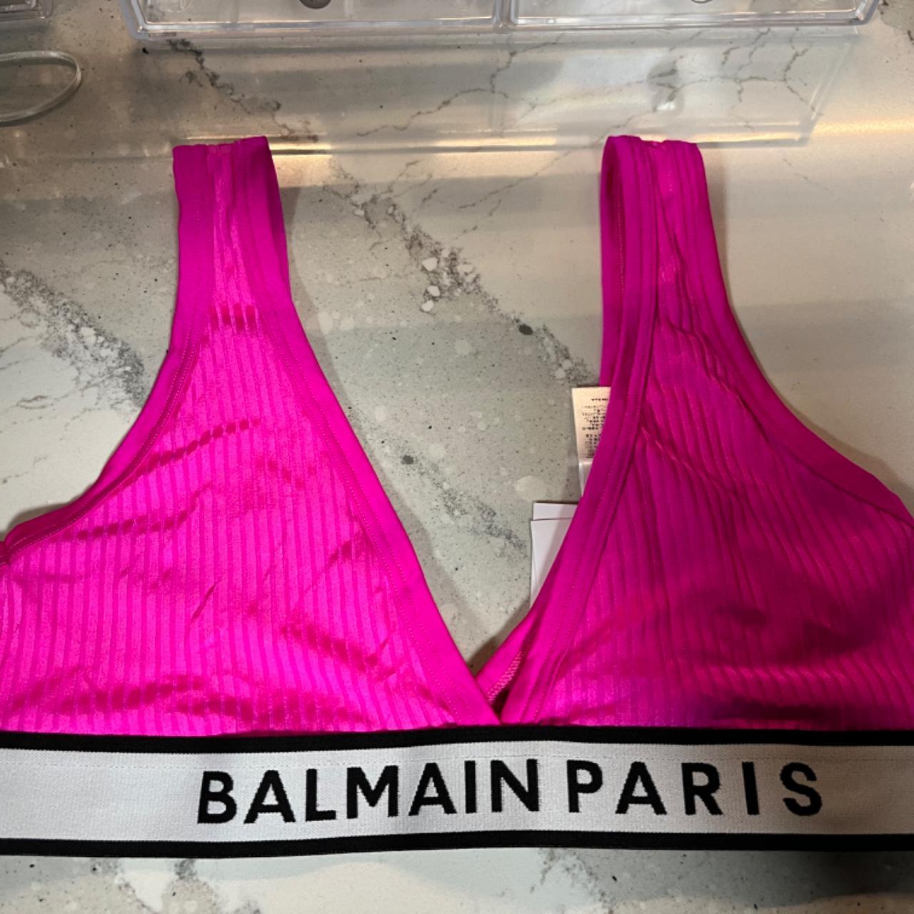 Balmain Women S Pink Top Depop