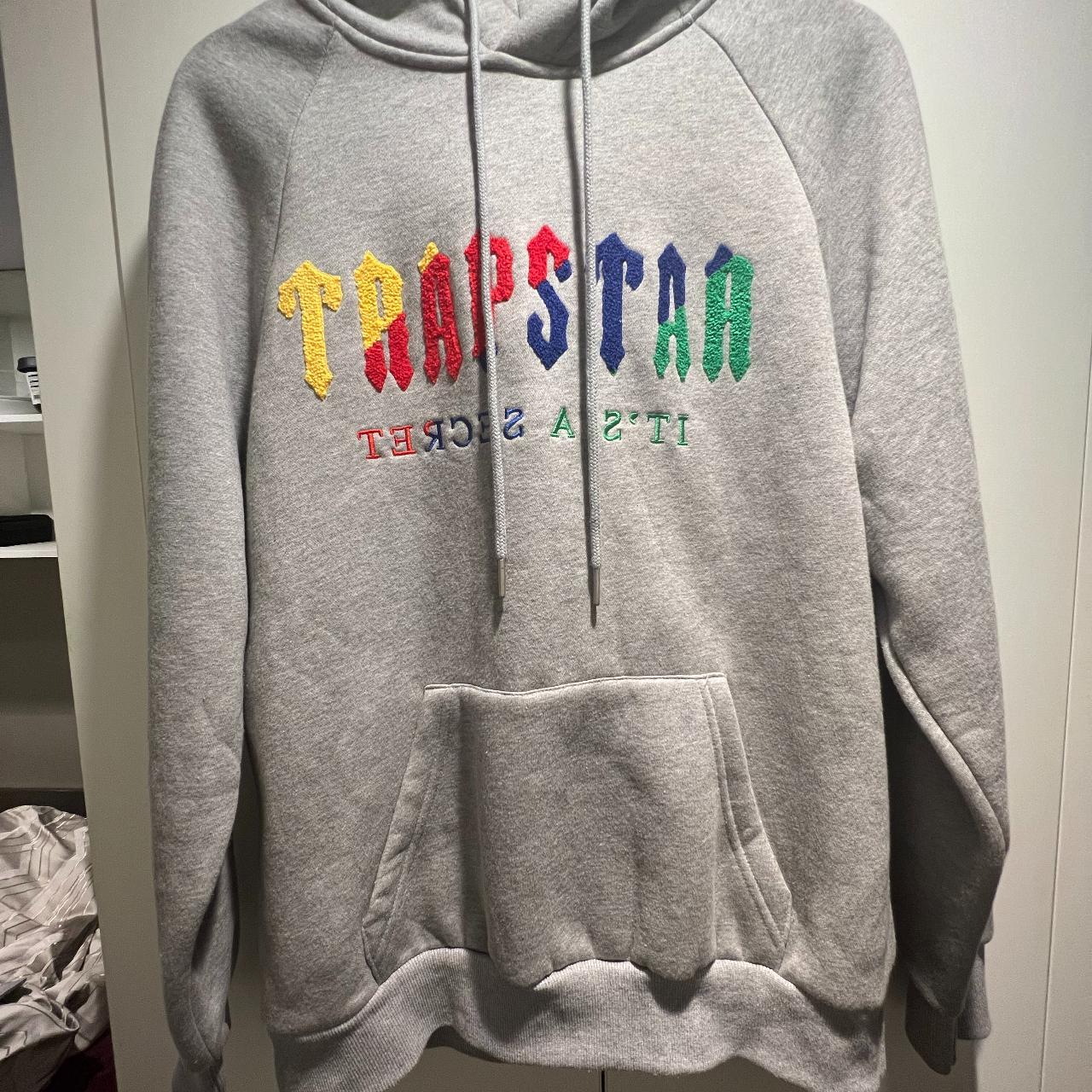 Grey Trapstar Hoodie Size medium . trapstar... Depop