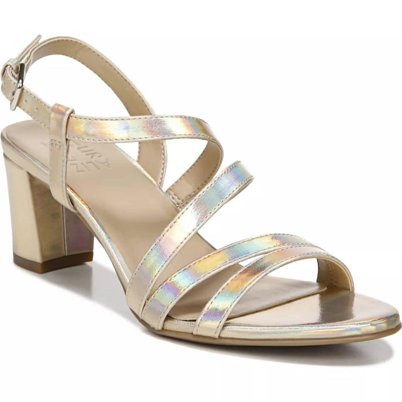 Naturalizer best sale gold sandals