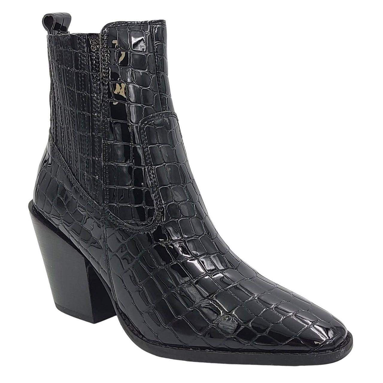 Womens cuban hot sale heel boots