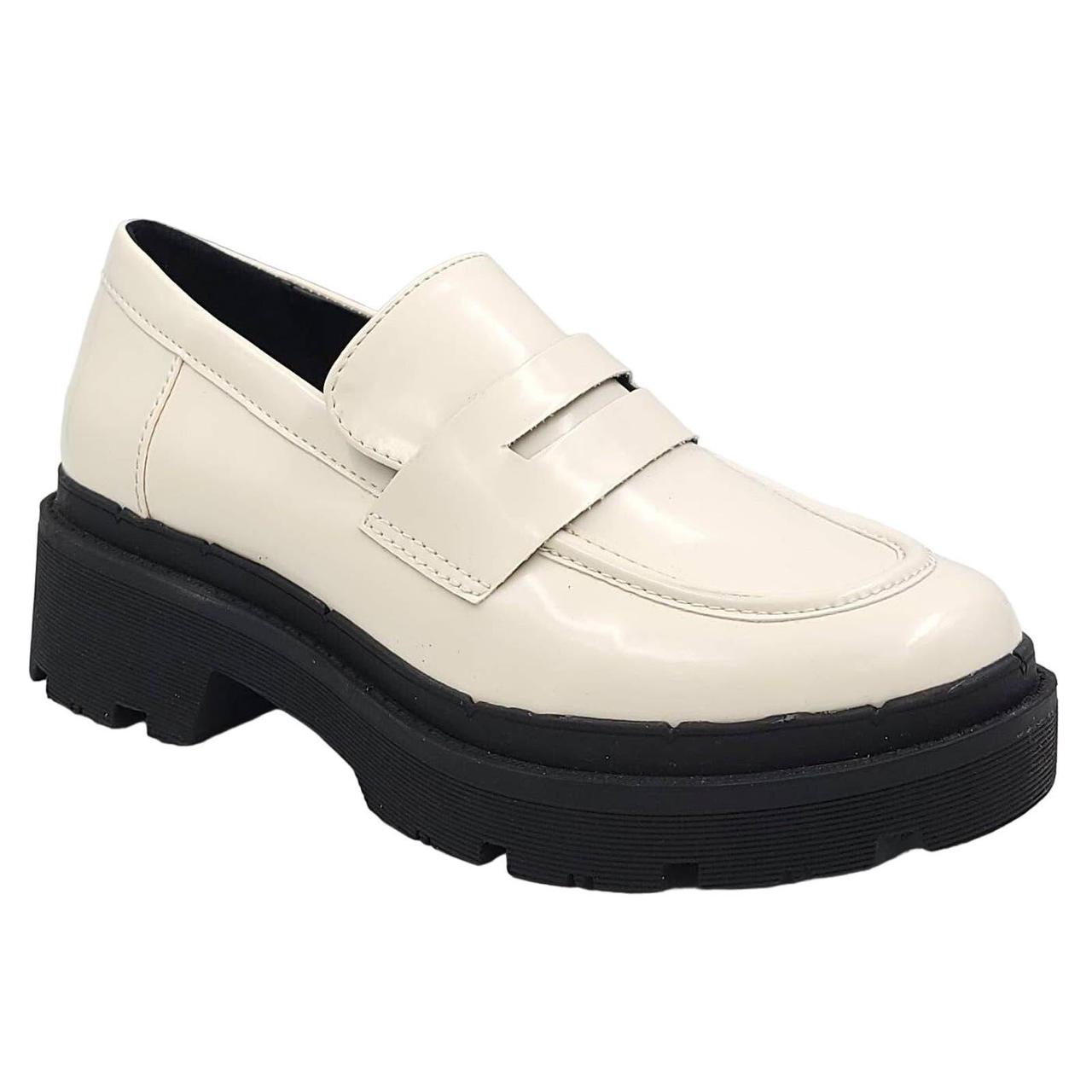 Aqua College Women Lug Sole Slip On Penny Depop