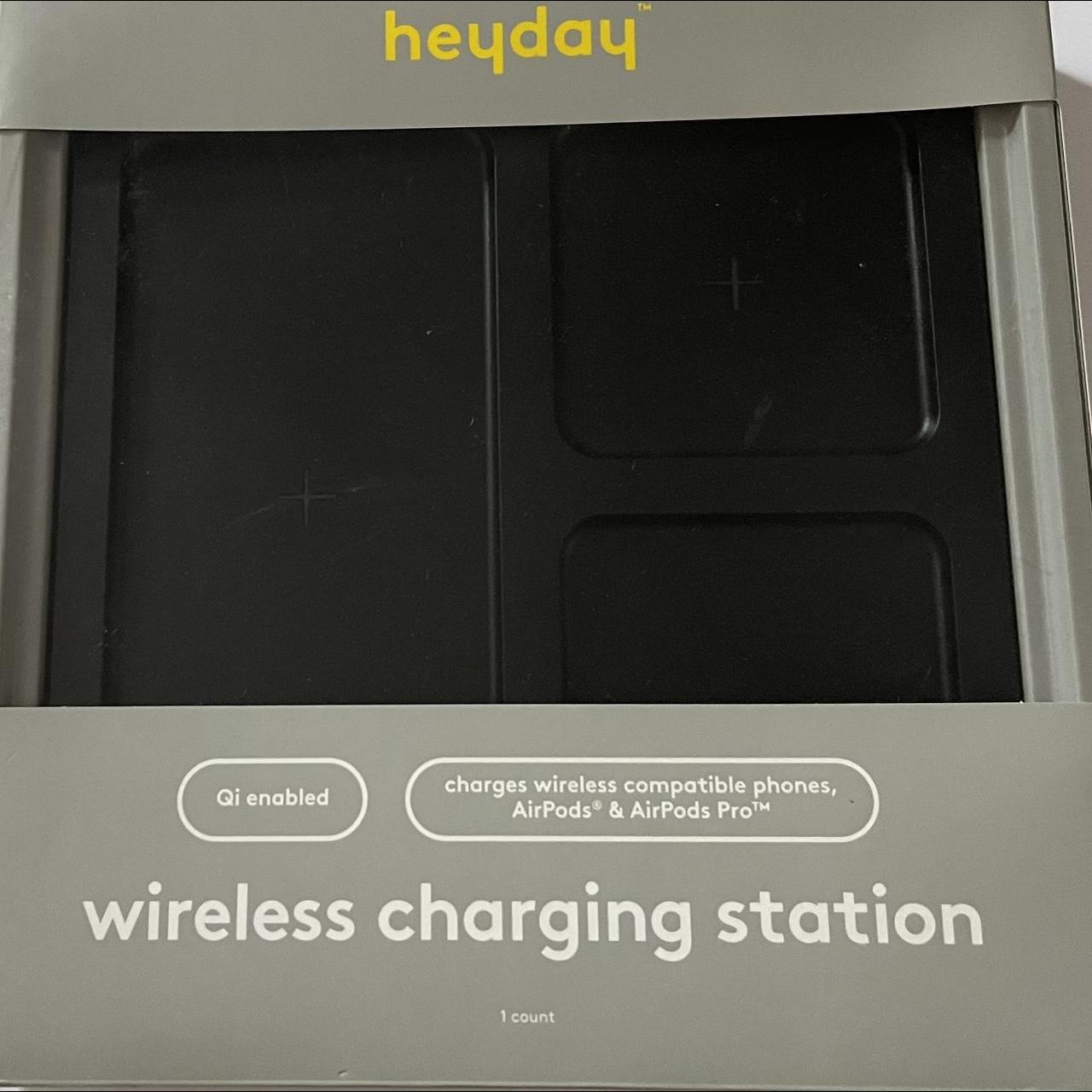 Heyday wireless charging station QI Depop