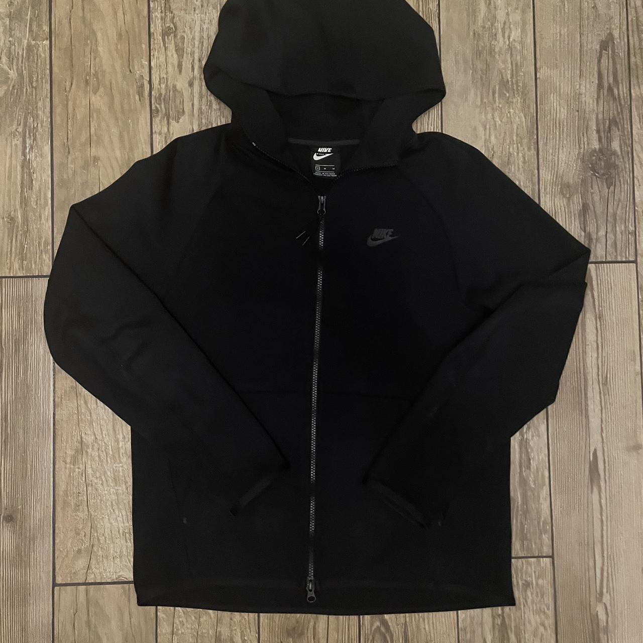 mens nike tech tracksuit black
