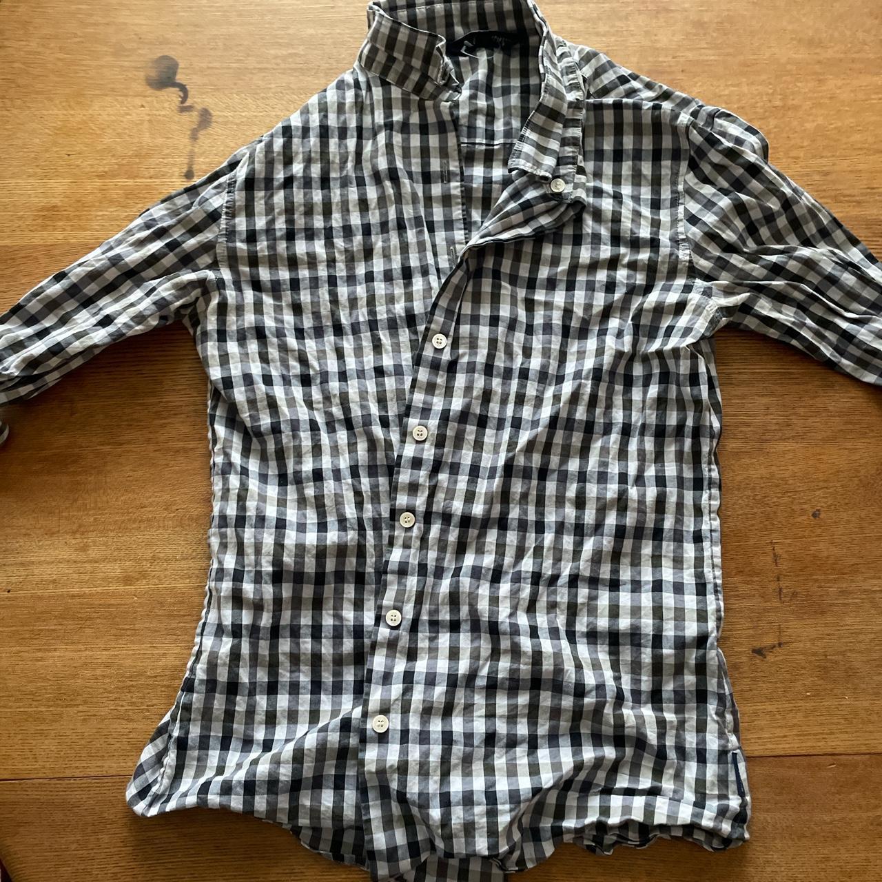 Aquascutum Vintage Blouse Shirt With check print Depop