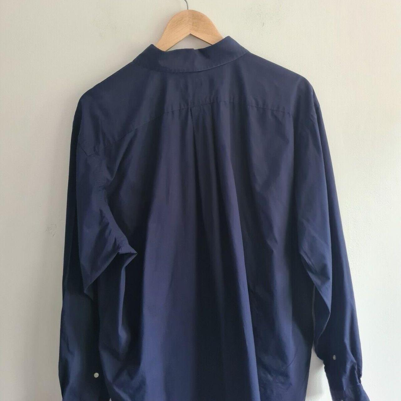 Ralph Lauren Mens Navy Blue Shirt 2XL Blue... - Depop