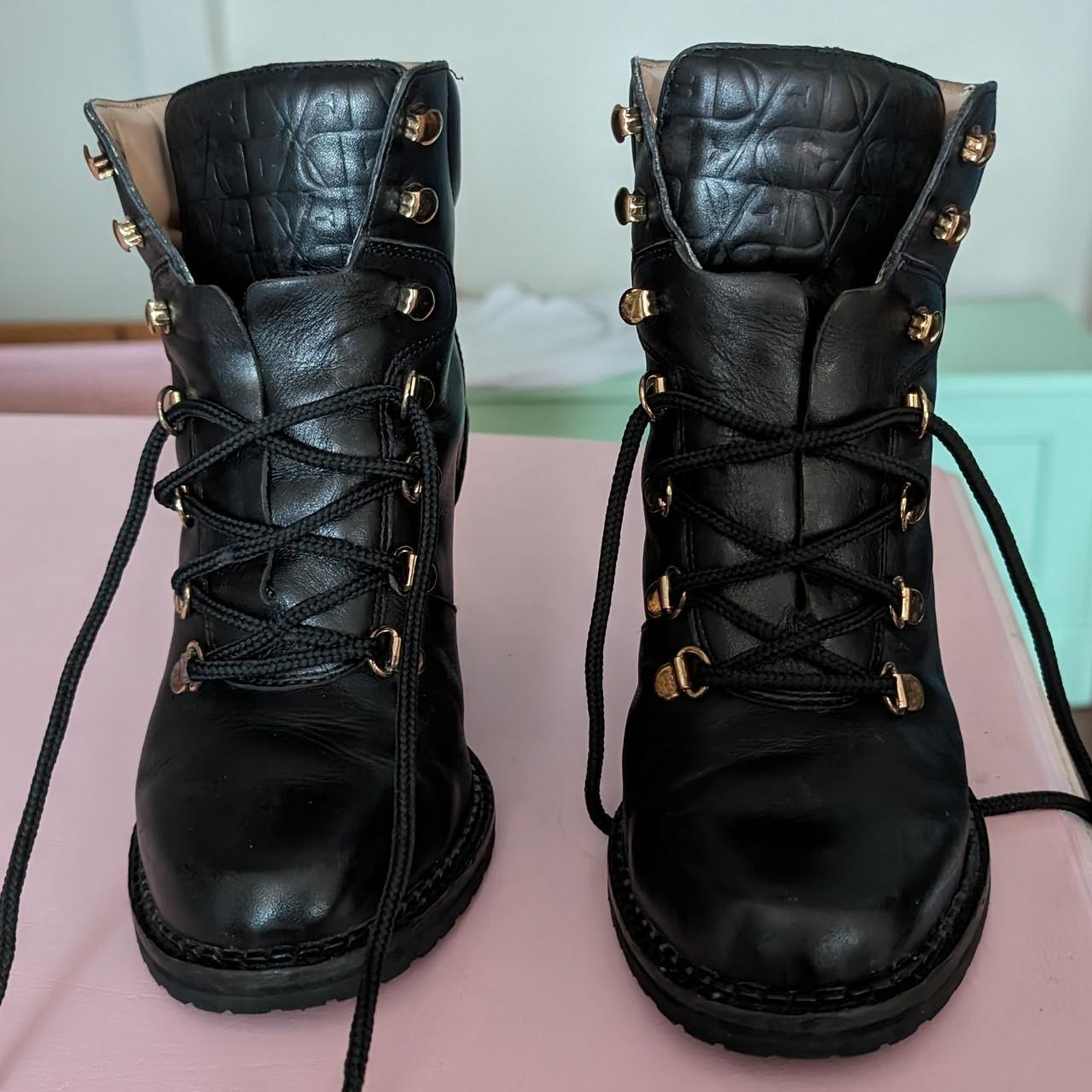 Dvf clearance combat boots