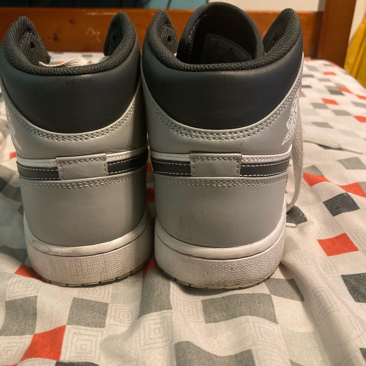 Jordan 1 mid light smoke grey - Depop