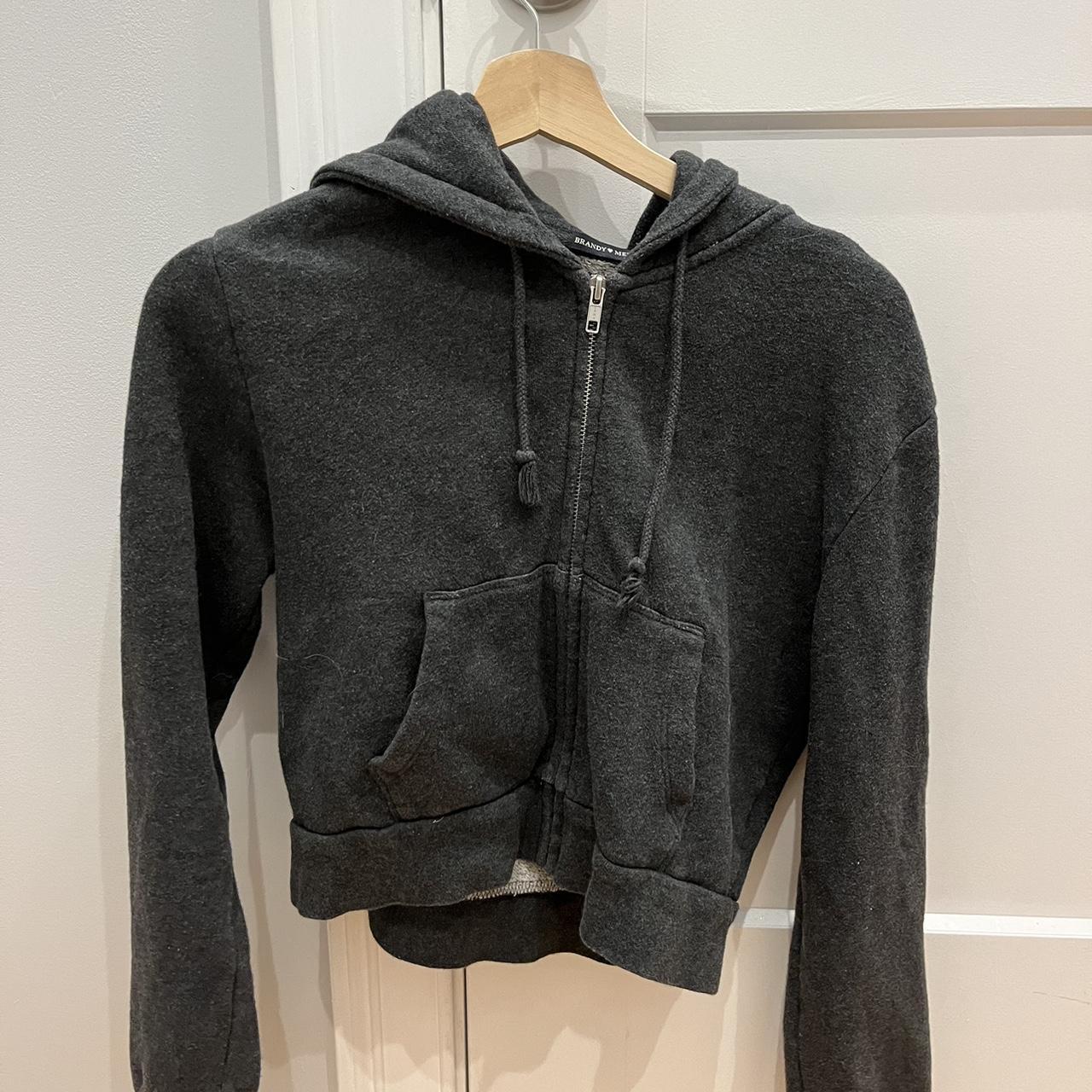 Brandy Melville Women's Grey Sweatshirt | Depop