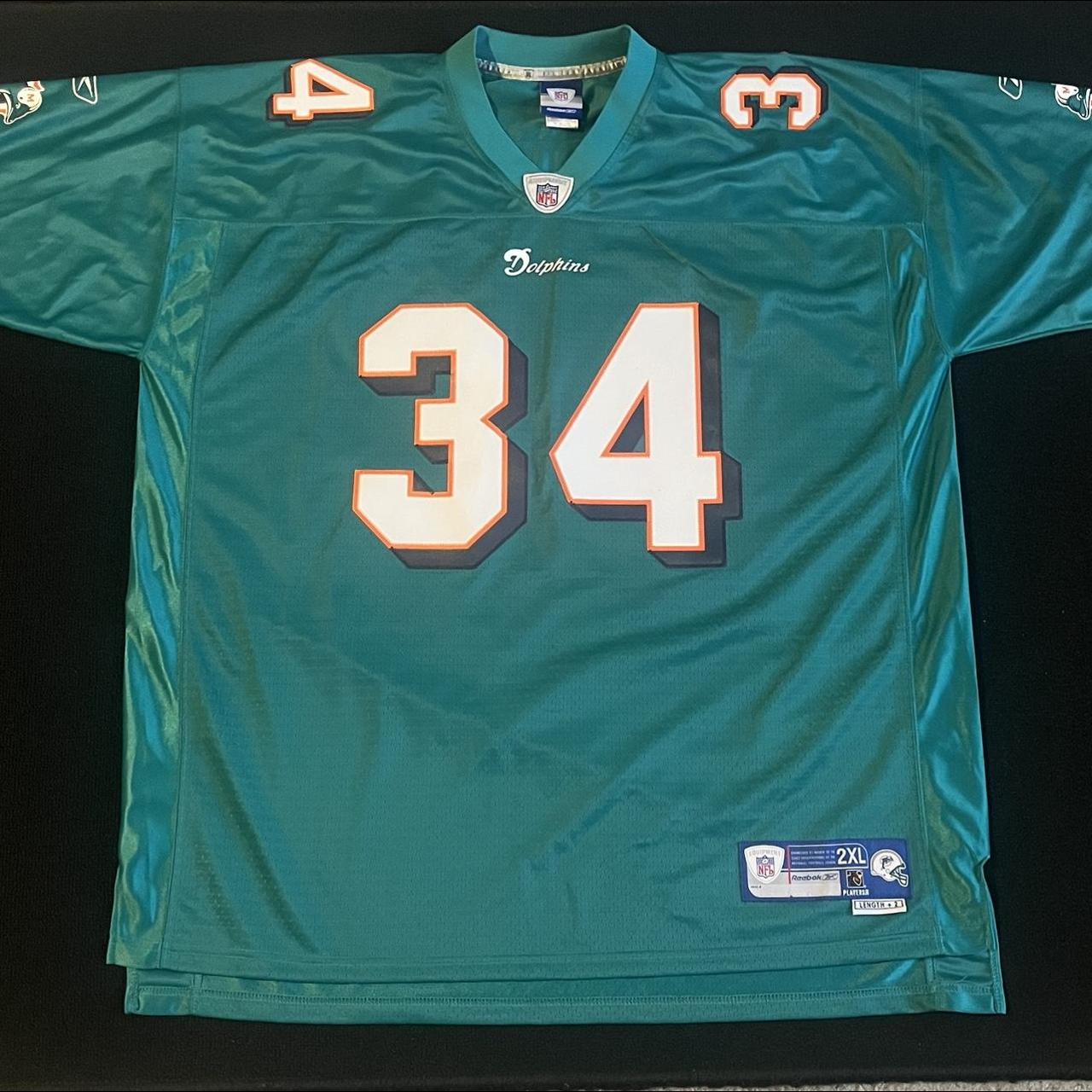 Miami Dolphins NFL Reebok NFL Equipment Ricky Williams Jersey