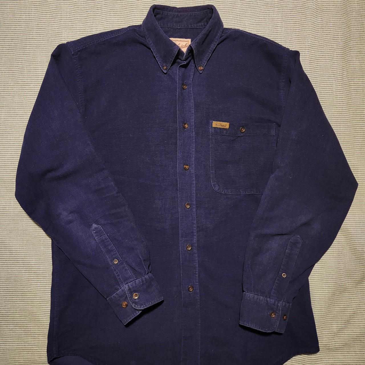 Woolrich Men's Blue Shirt | Depop