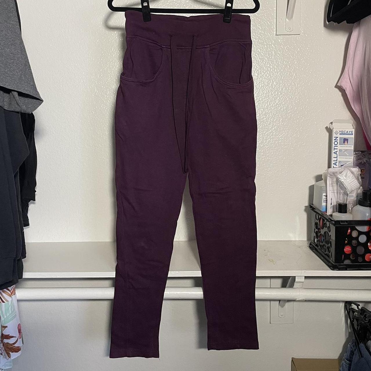 Burgundy Adidas Adibreak Track Pants Size XS. - Depop