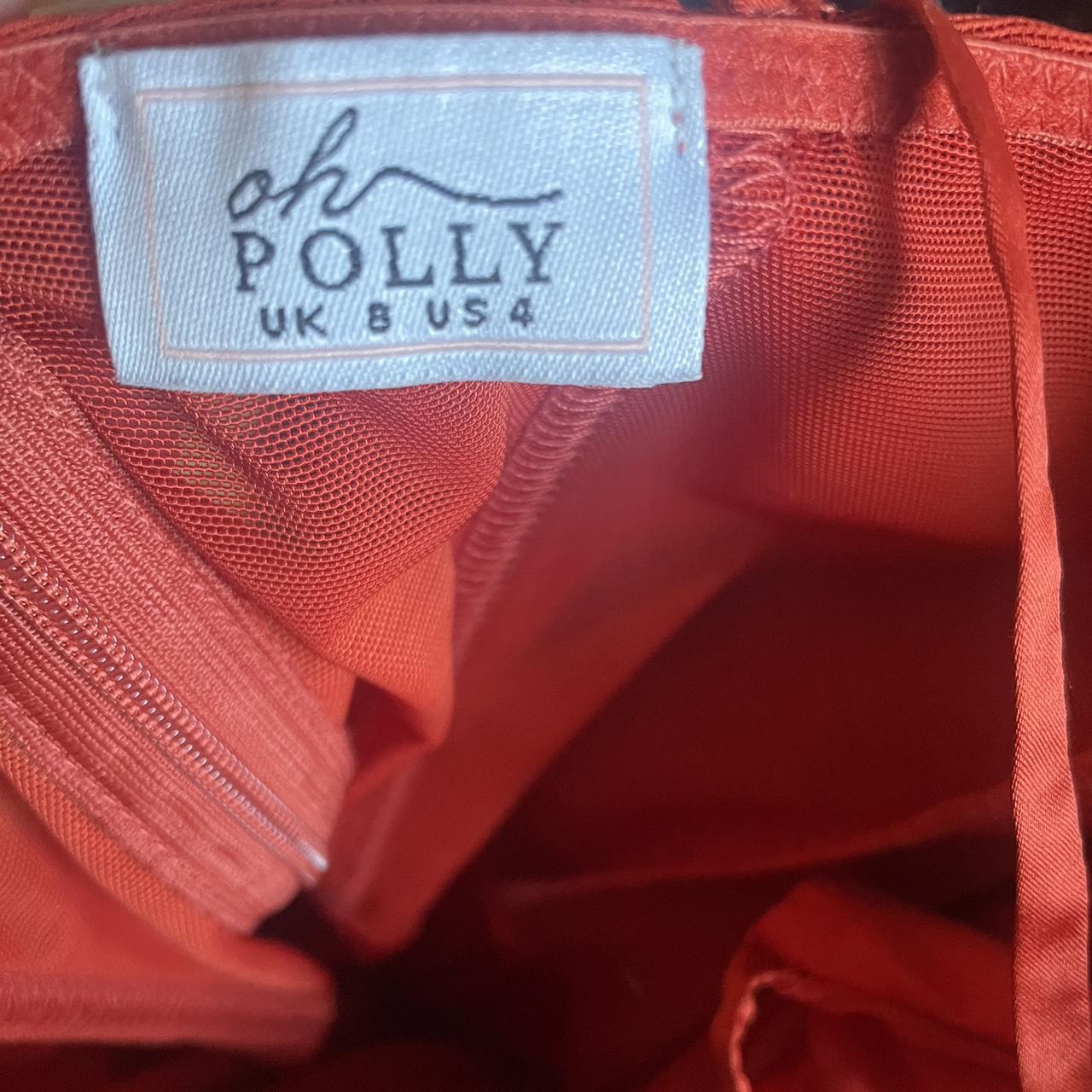 Gorgeous red oh polly dress only tried on never been... - Depop