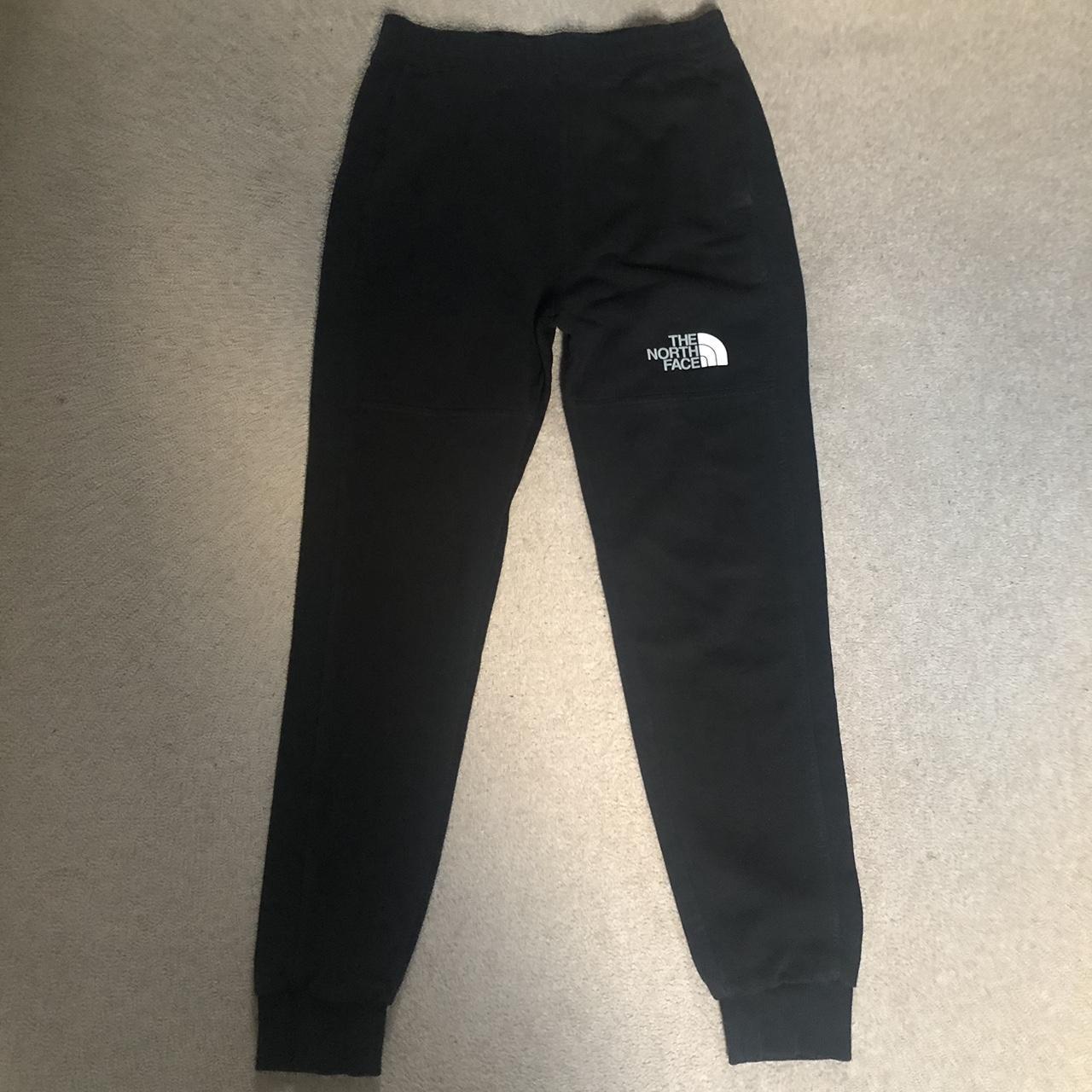 Black north face tracksuits -Great condition -Free... - Depop