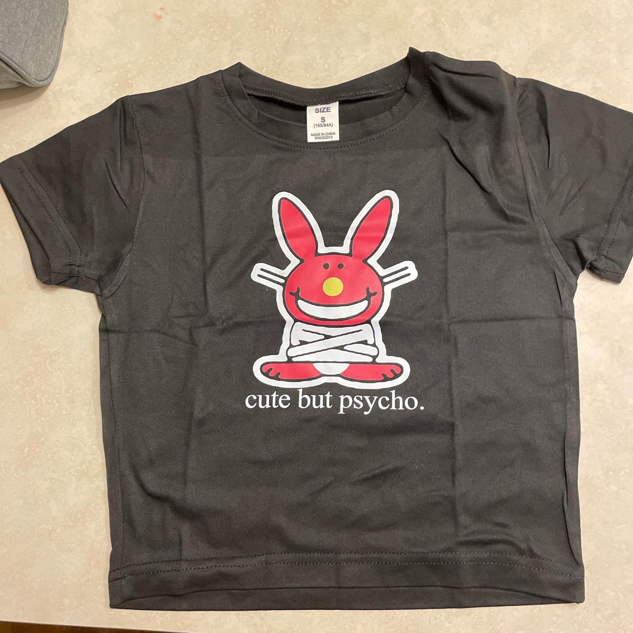 Super adorable bunny baby tee “cute but... - Depop