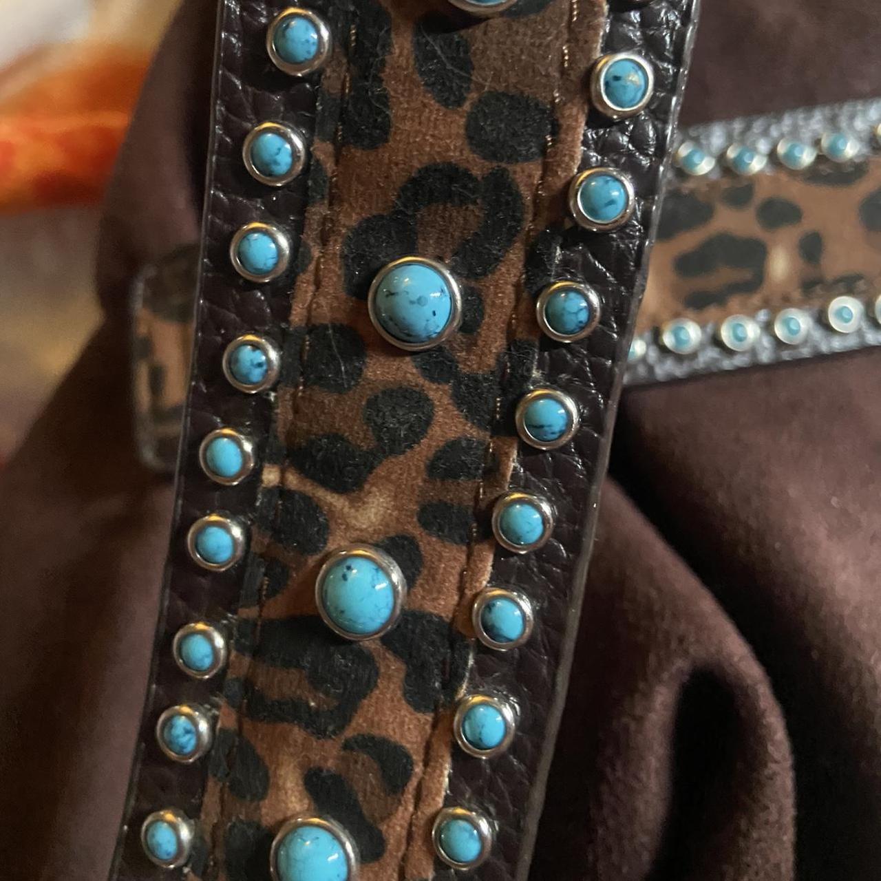 Dark colored cheetah bag made by me! - comes in 3 - Depop