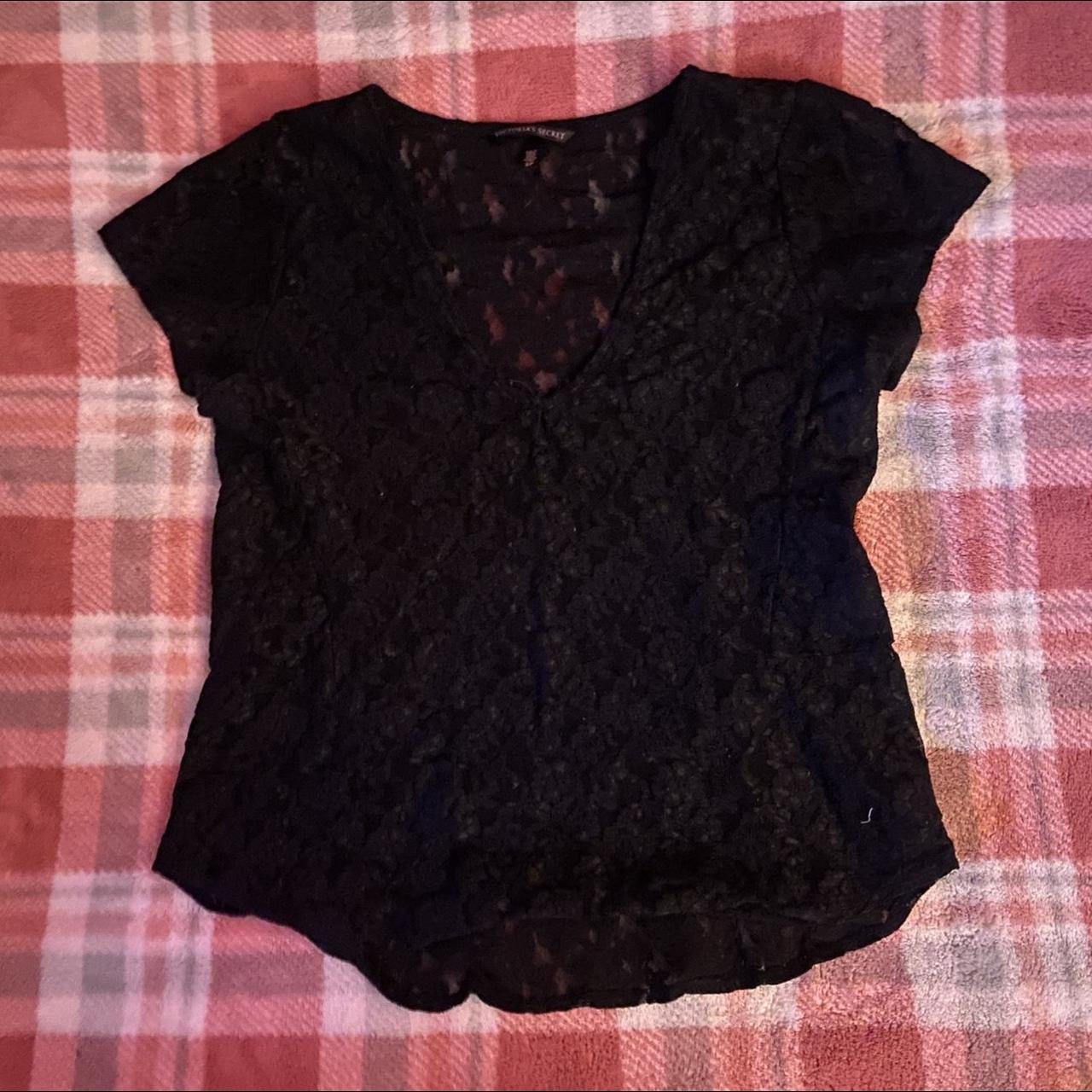 Victoria's Secret Women's Black Shirt | Depop