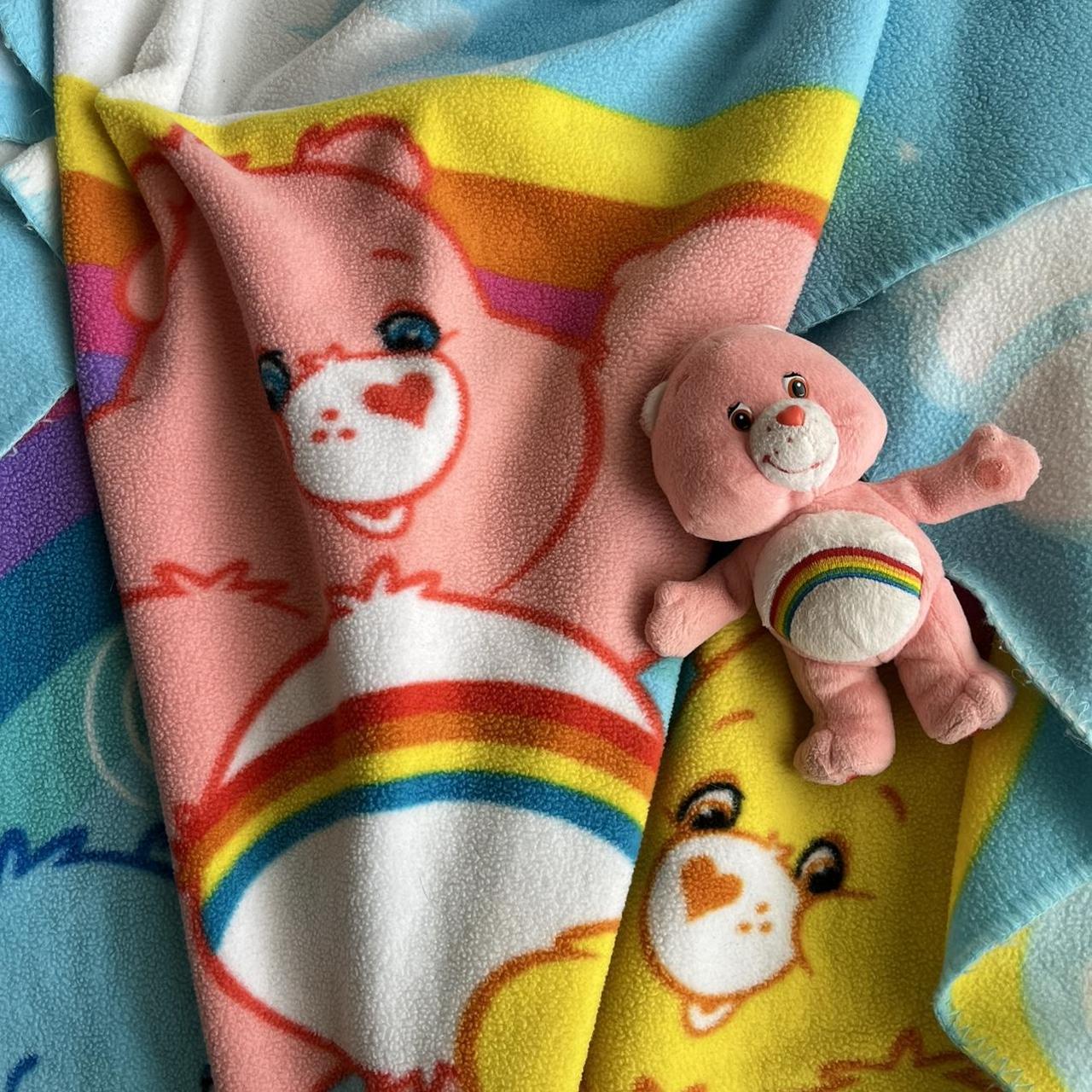 Vintage care bear store blanket