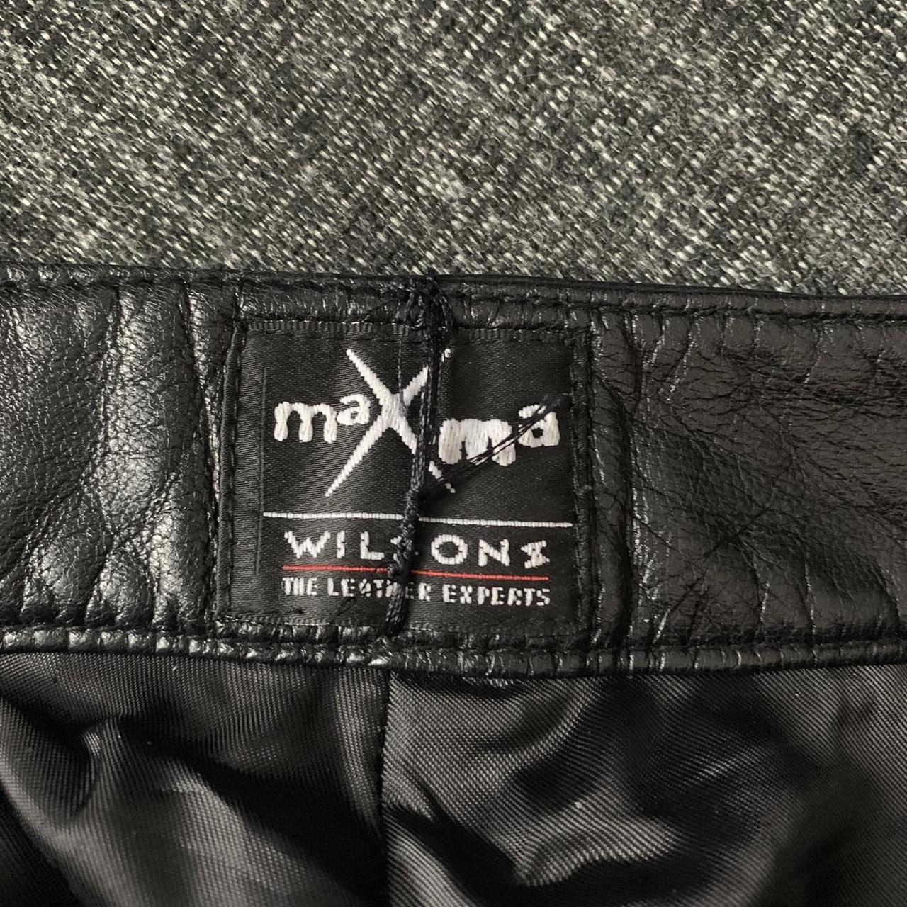 Wilson’s Leather Women's Black Trousers | Depop