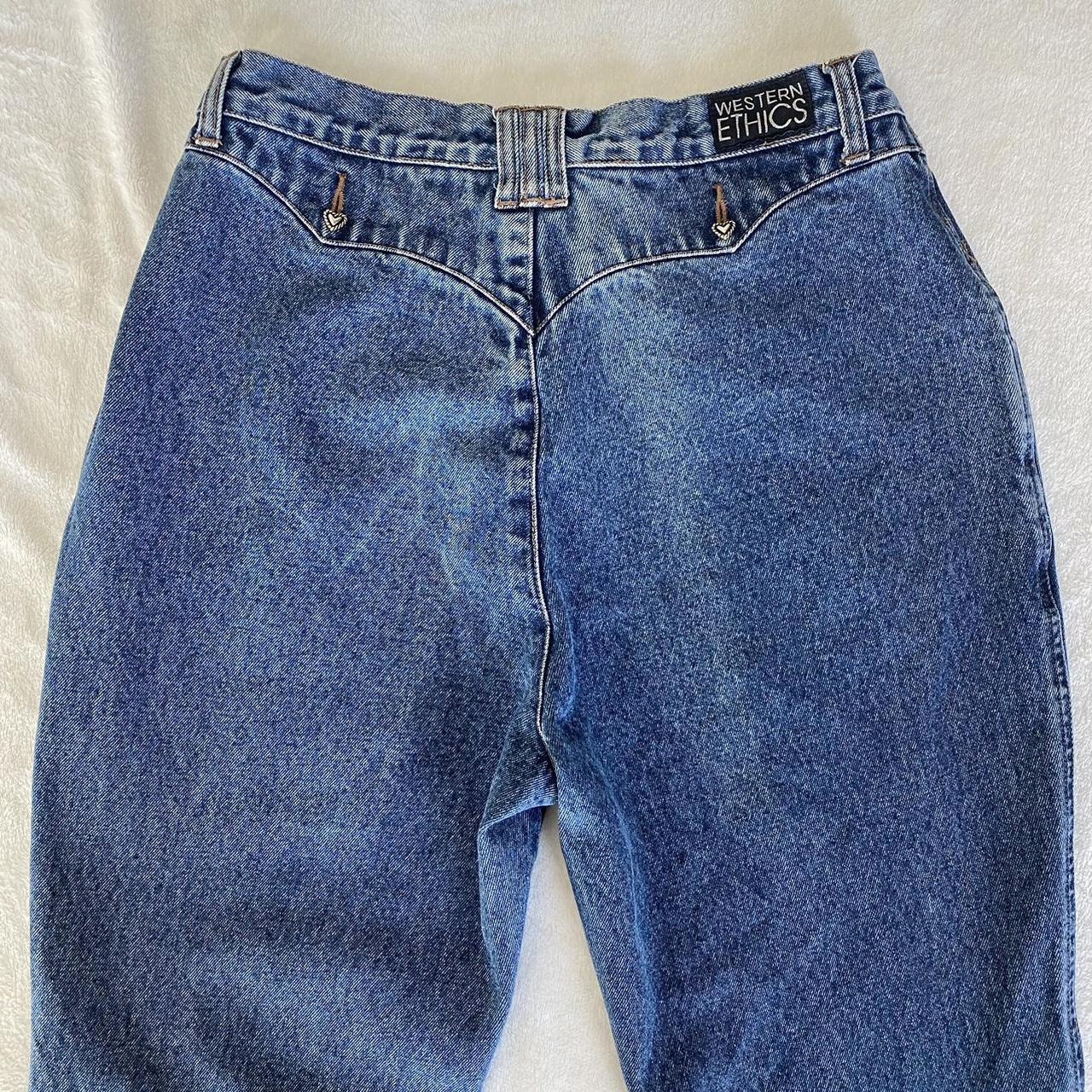 Vintage Western Ethics Heart Jeans. No size tag but... - Depop