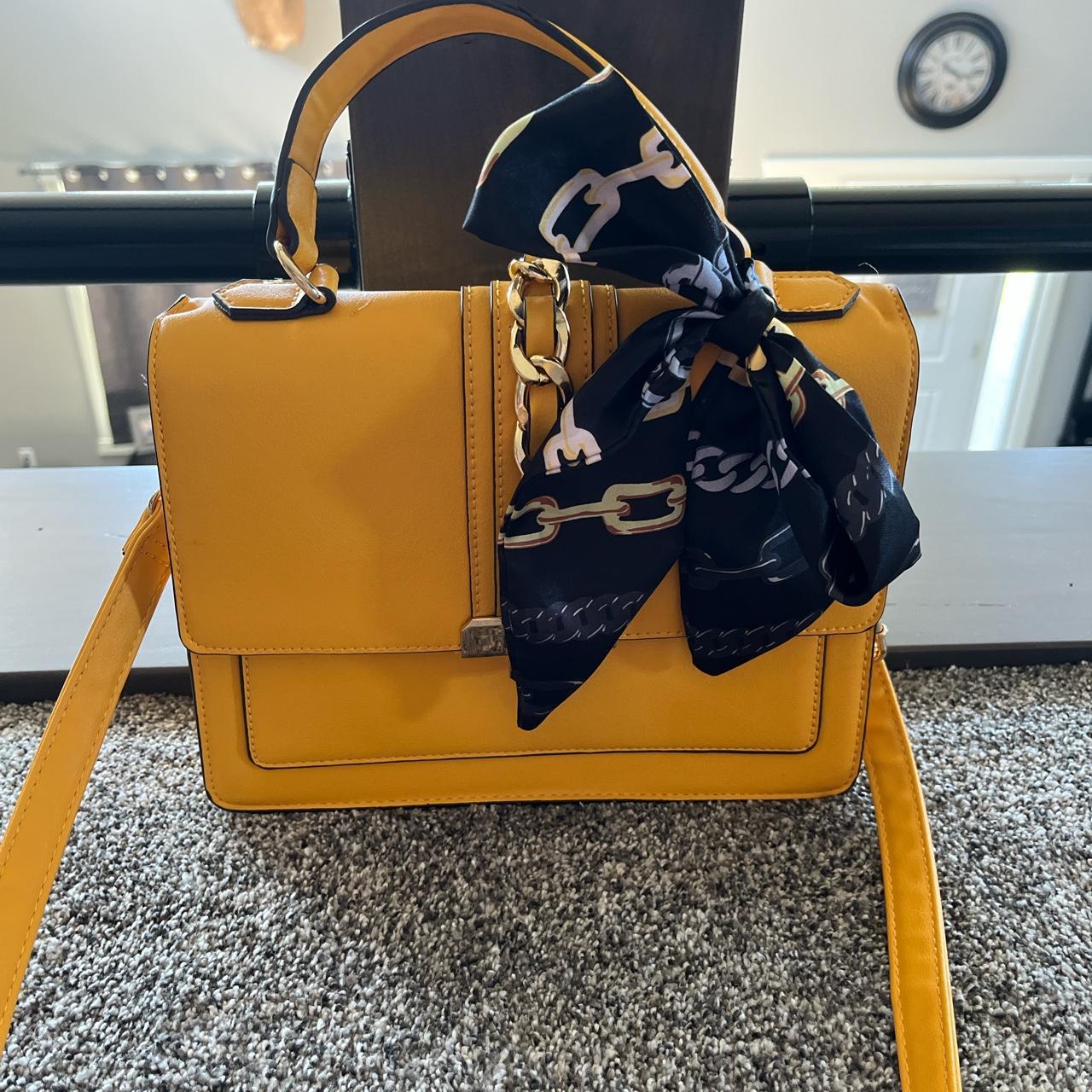 Yellow deals aldo purse