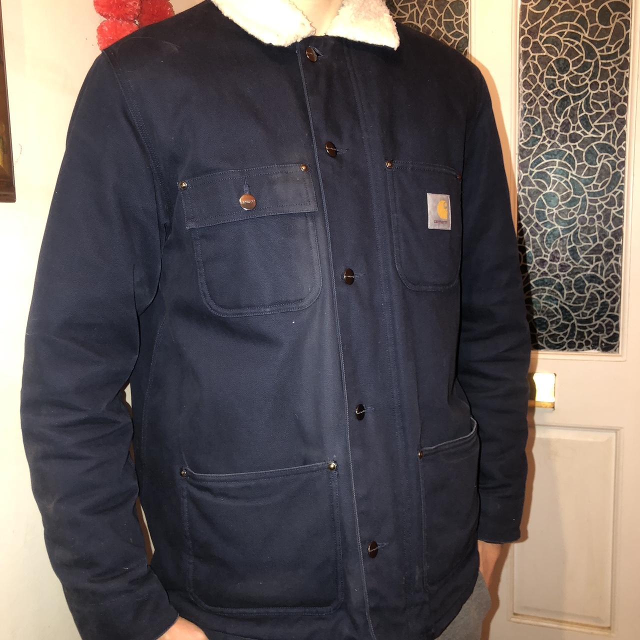 Carhartt fairmount sales coat navy