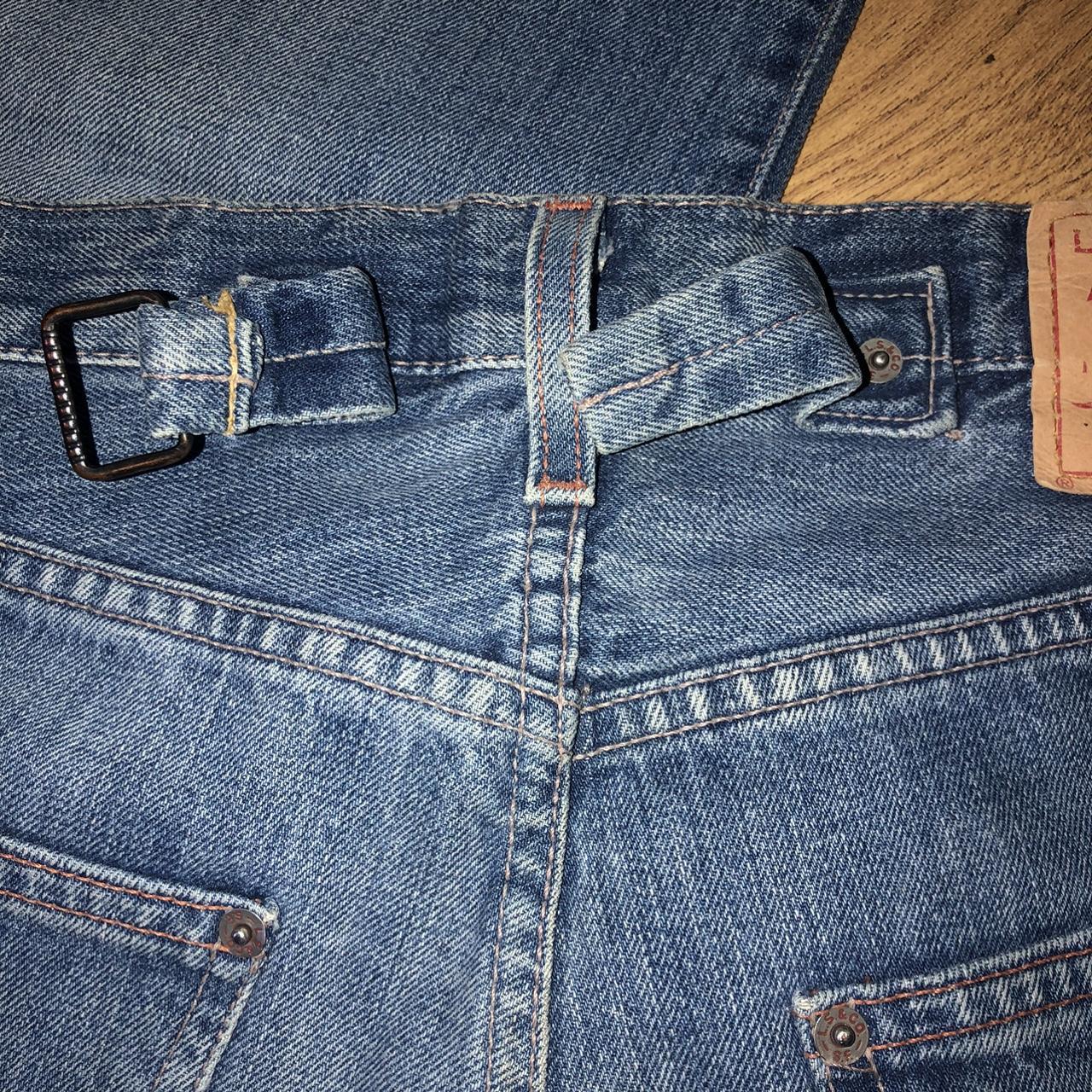 Vintage RARE Levi's buckle back #542 faded Depop