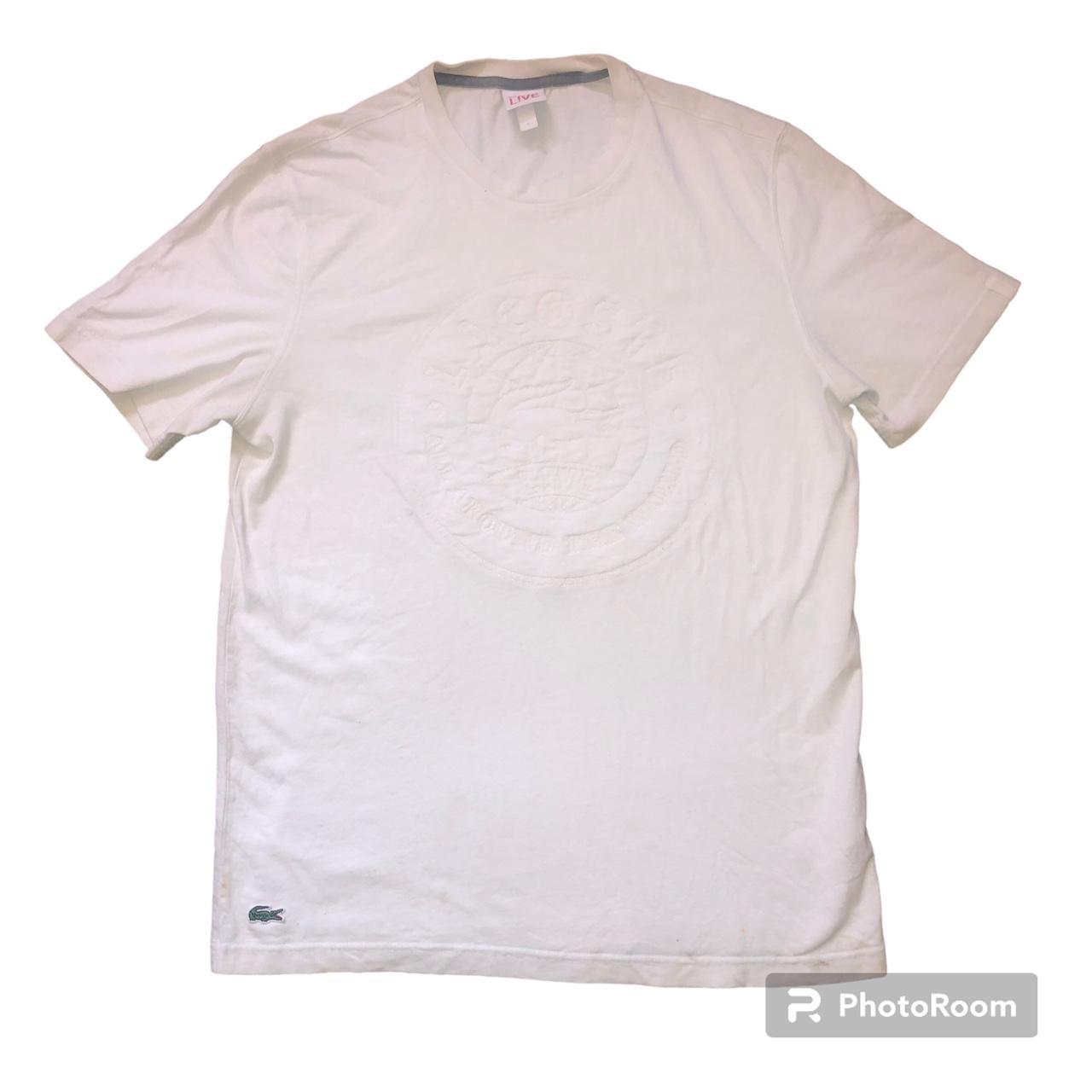 Lacoste embossed t shirt best sale