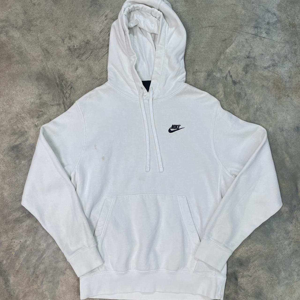 macy's white nike hoodie