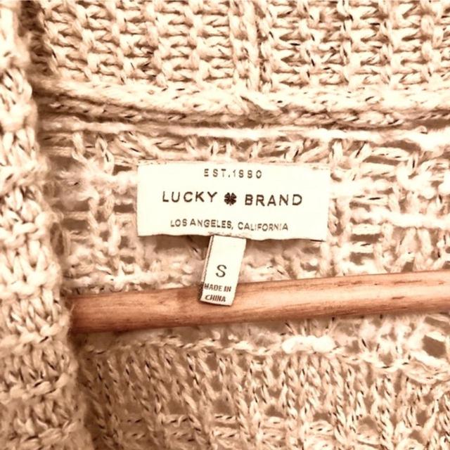 LUCKY BRAND Wine Cranberry Open Front Cardigan - Depop