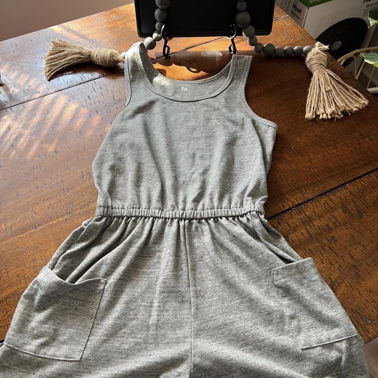 Girls grey outlet romper