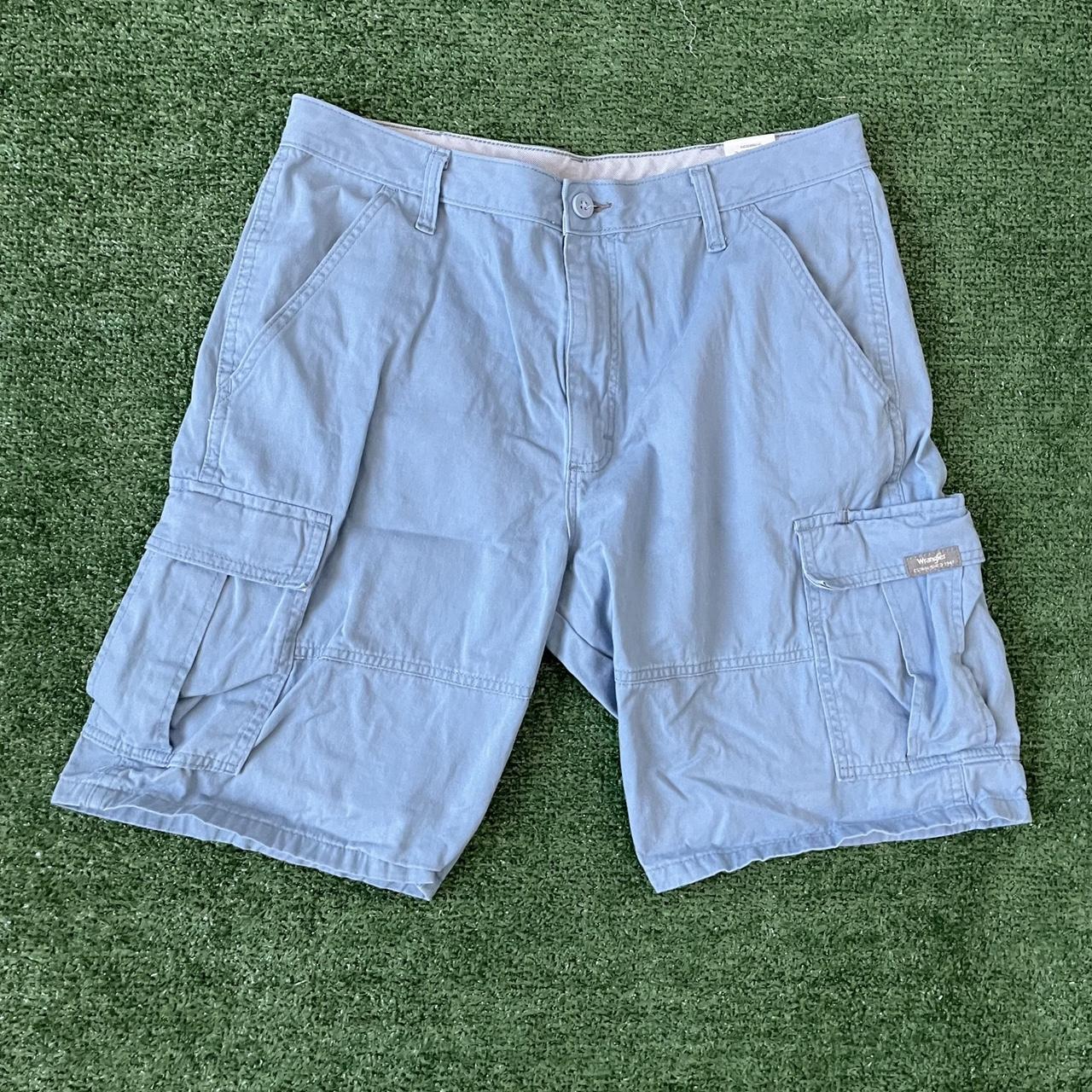 BLUE CARGO SHORTS 34x34 Awesome pair or... Depop