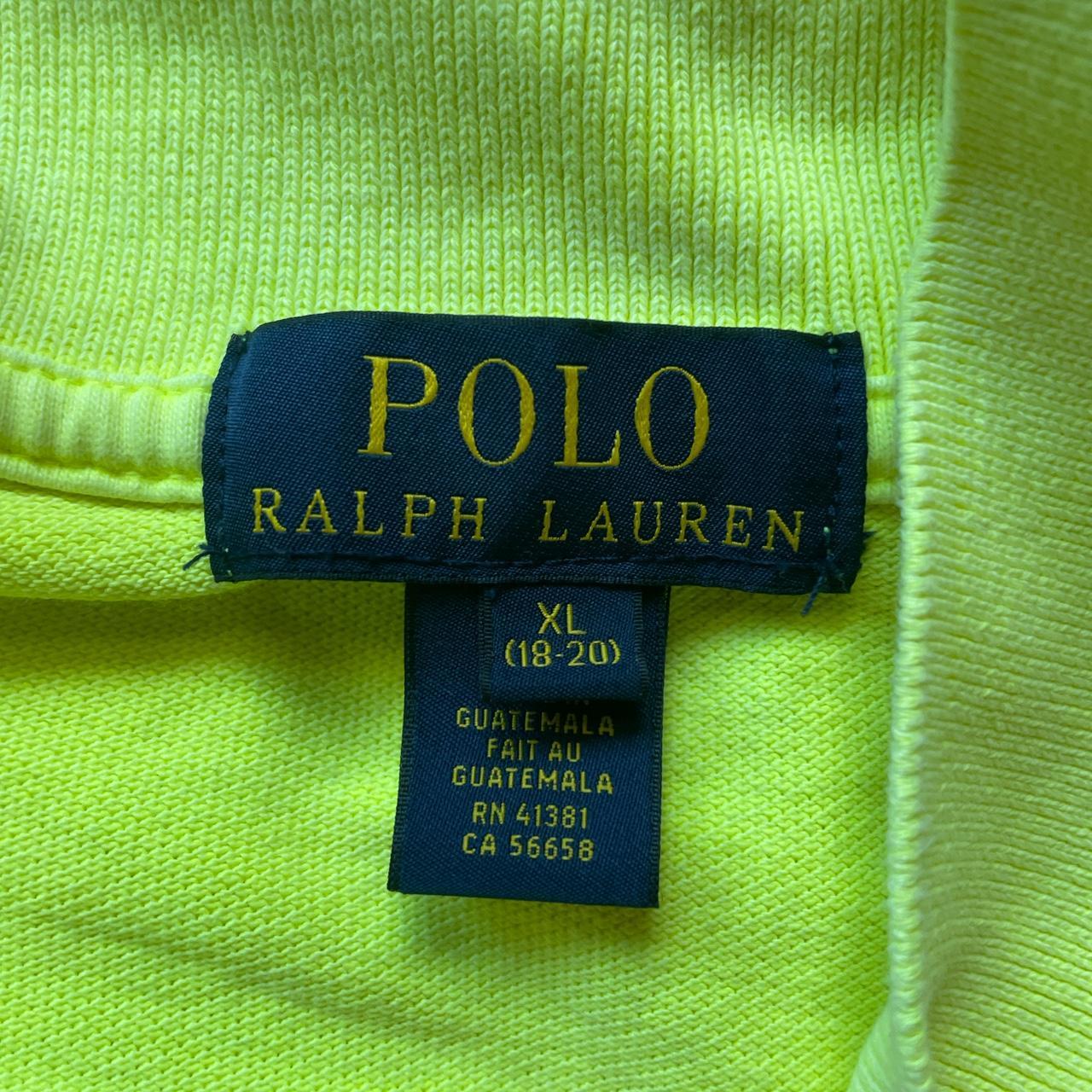 Polo Ralph Lauren Men's Green and Yellow Polo-shirts | Depop