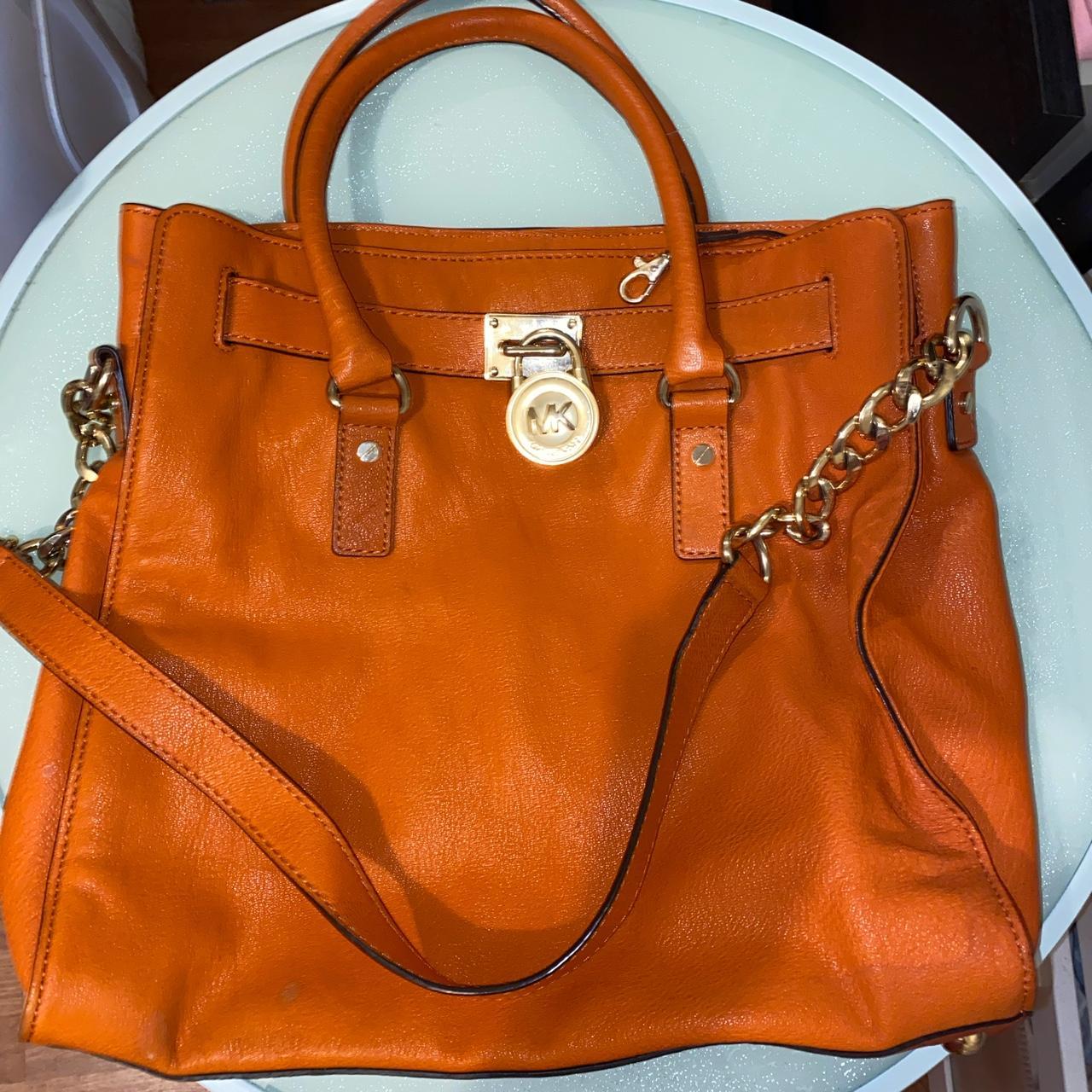 Michael kors best sale orange bag