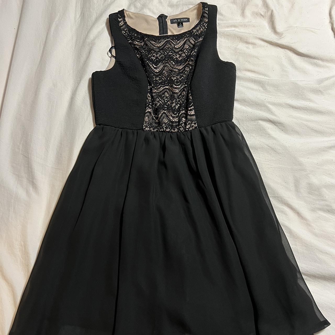 As u outlet wish black dress