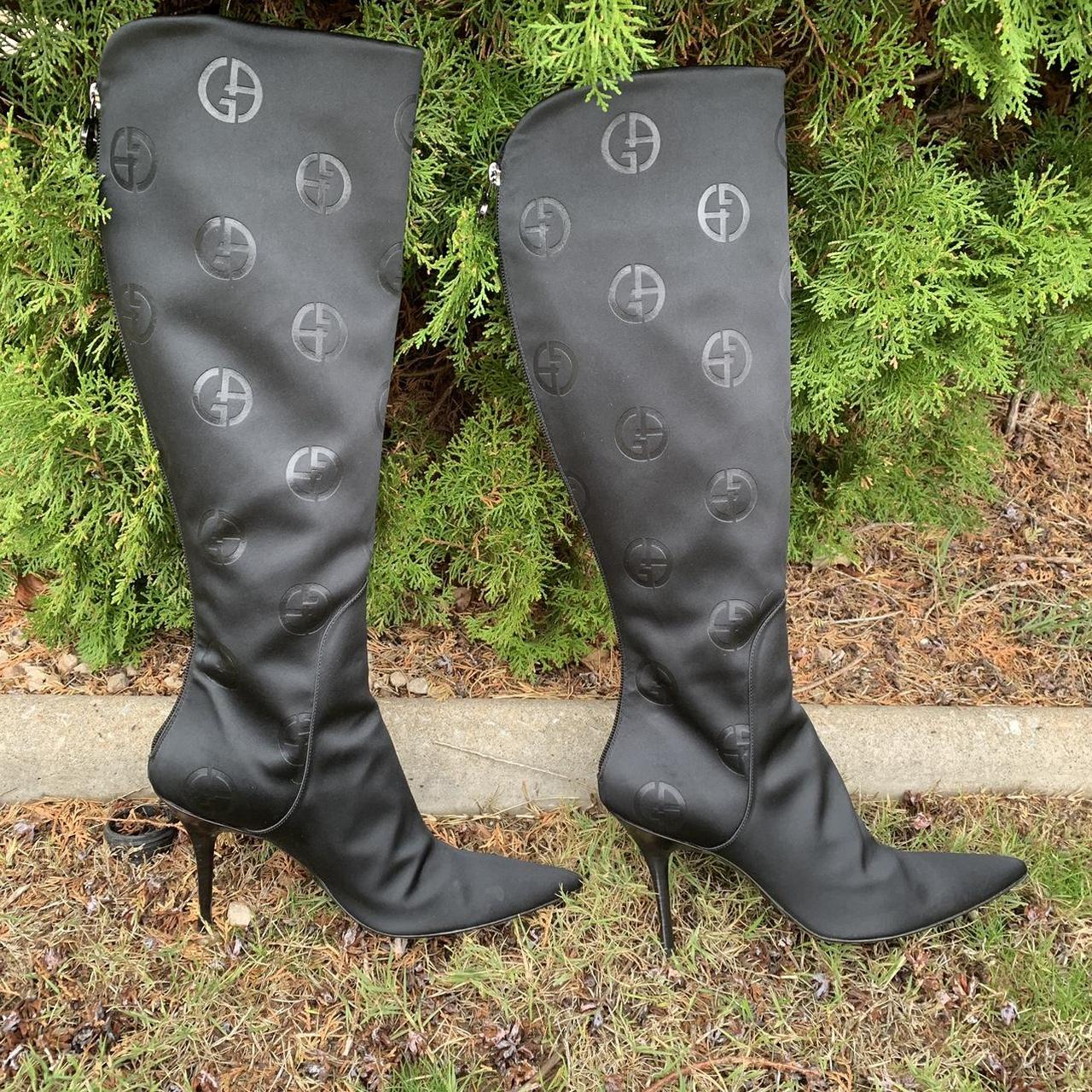 Armani boots womens best sale