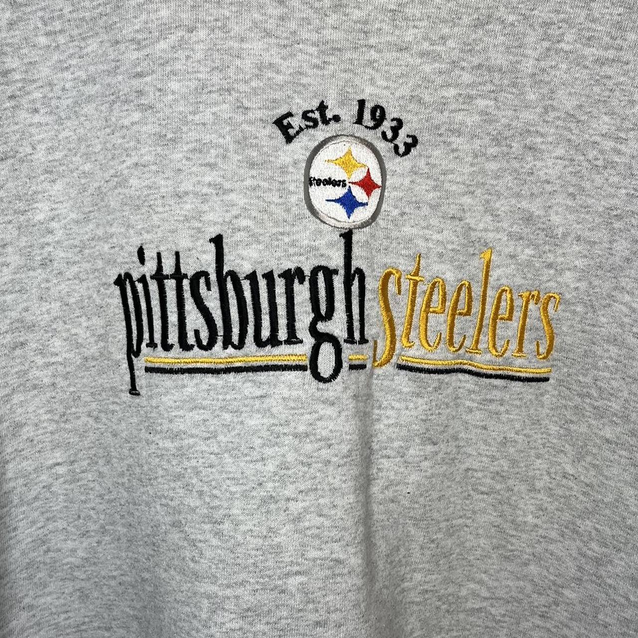 Vintage 90's Embroidered Pittsburgh Steelers - Depop