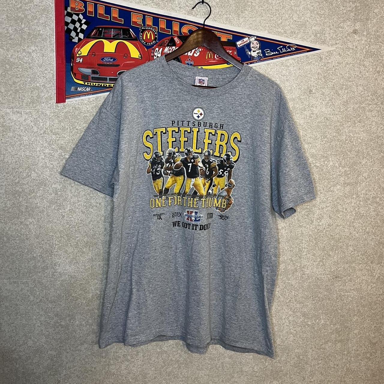 Vintage y2k Pittsburgh Steelers One for the Thumb... - Depop