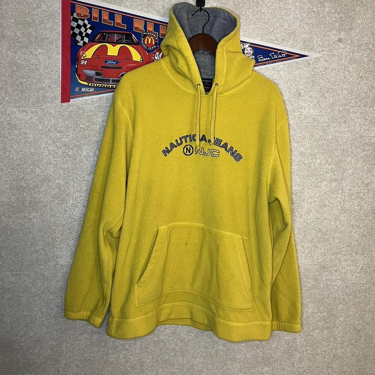 Vintage 1990s Nautica Jeans NJC Fleece Sweatshirt... - Depop