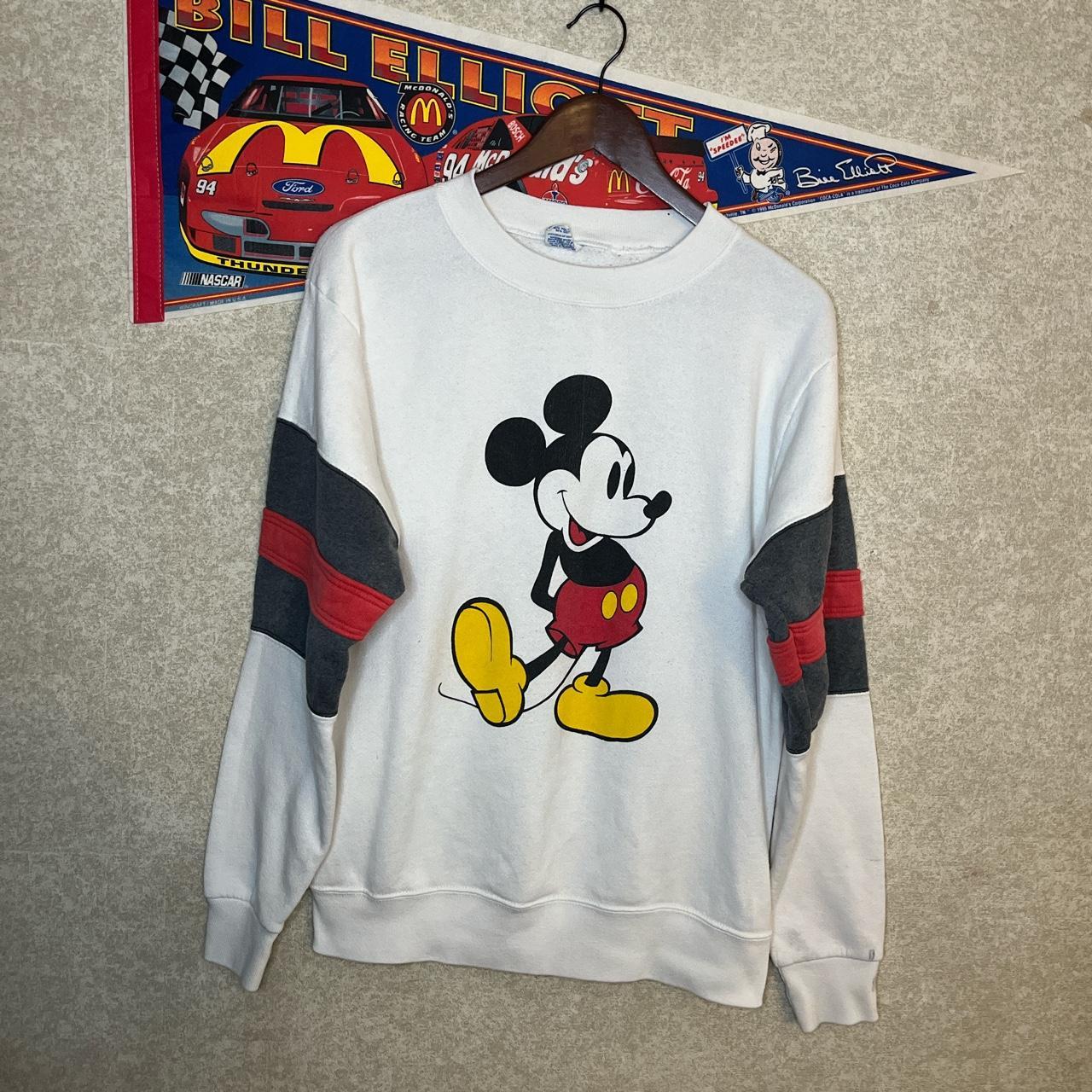 Vintage 1990s Mickey Mouse Disney Essential Crewneck... - Depop